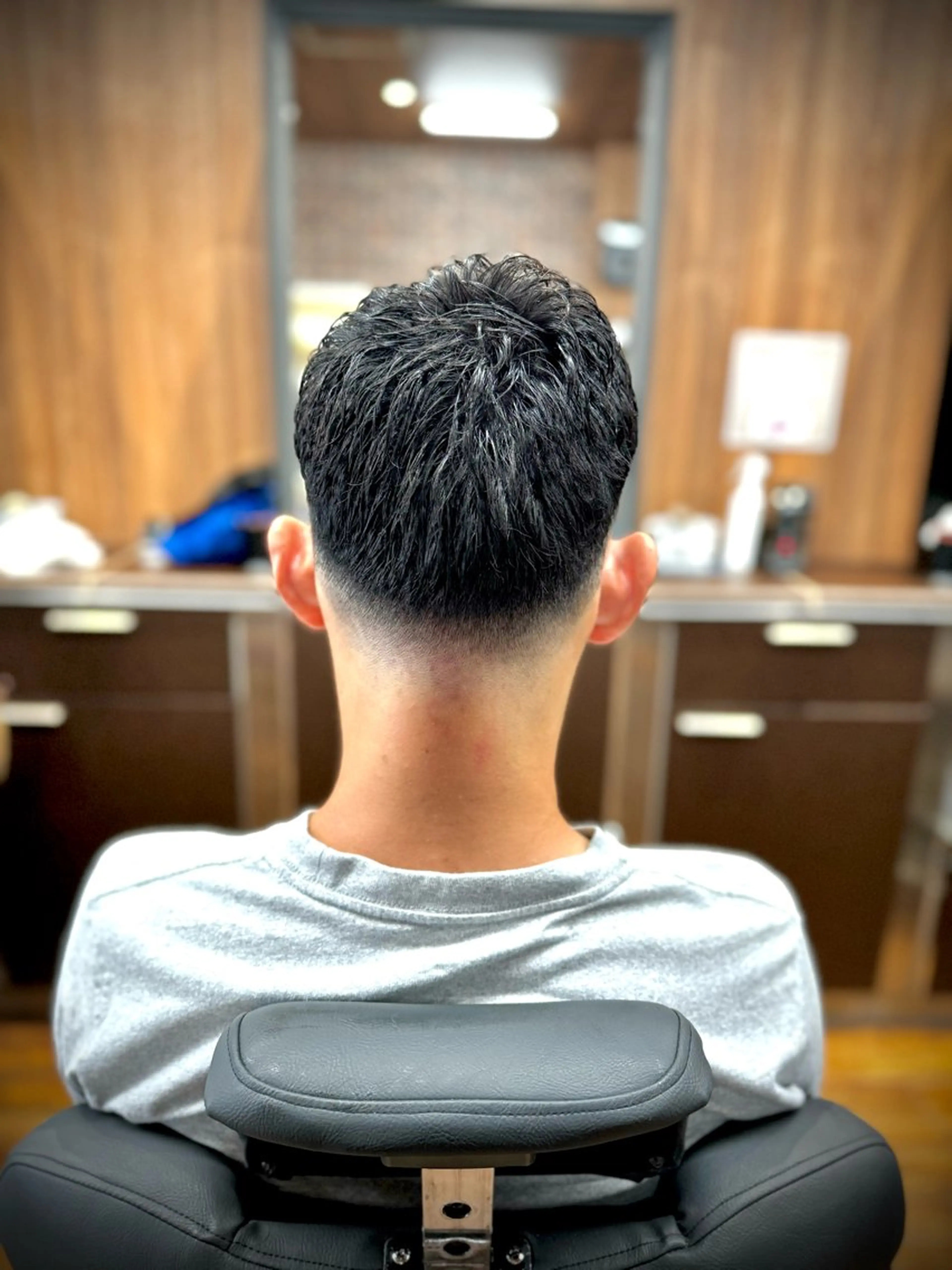 ショート メンズ カット ヘアセット ヘアーサロン・シルエット箱崎店所属・井尾 美空斗のヘアスタイル