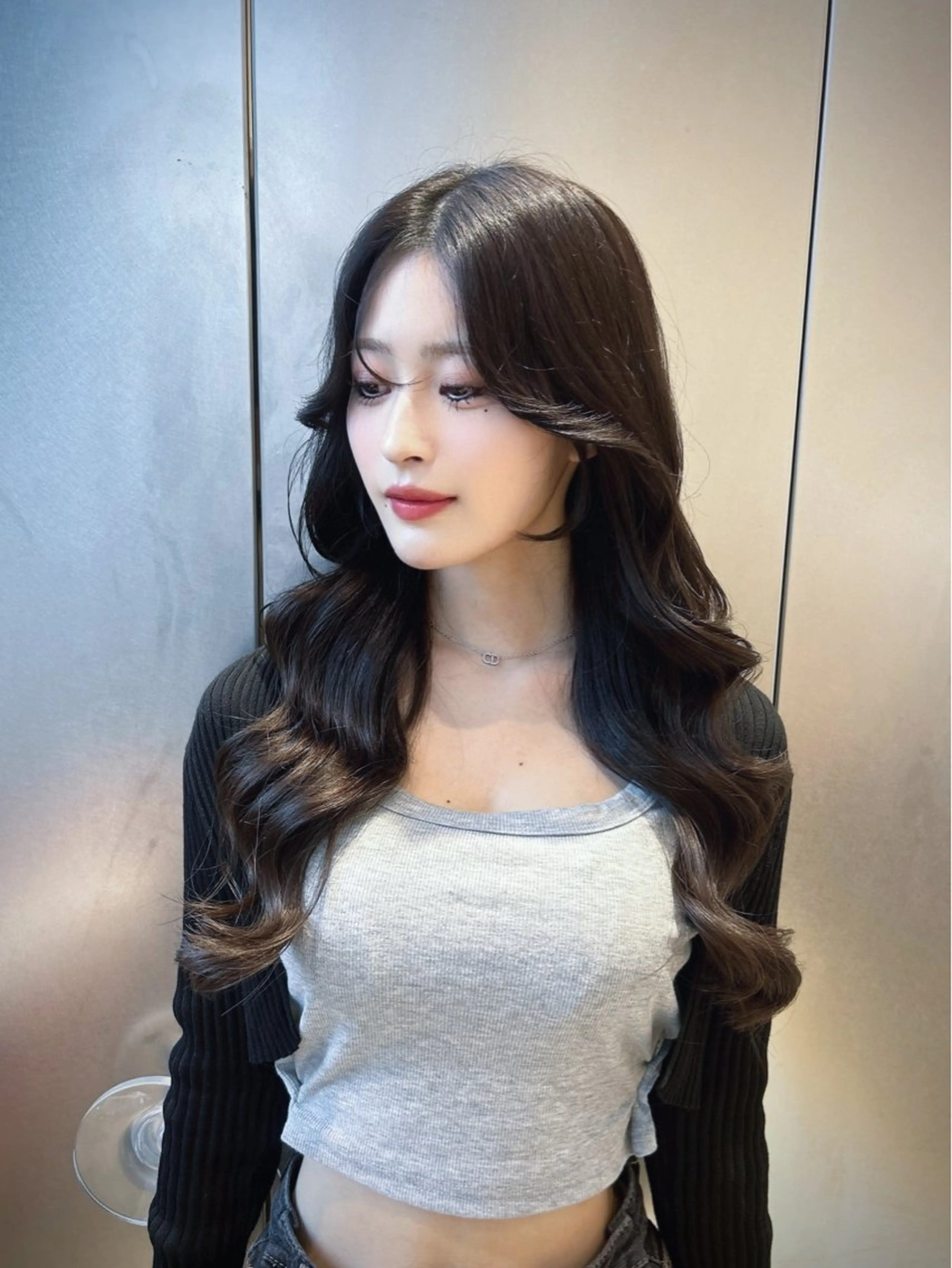ロング ヘアセット 🩷韓国ヘア/ヨシン モリ🩷Maikaのヘアスタイル