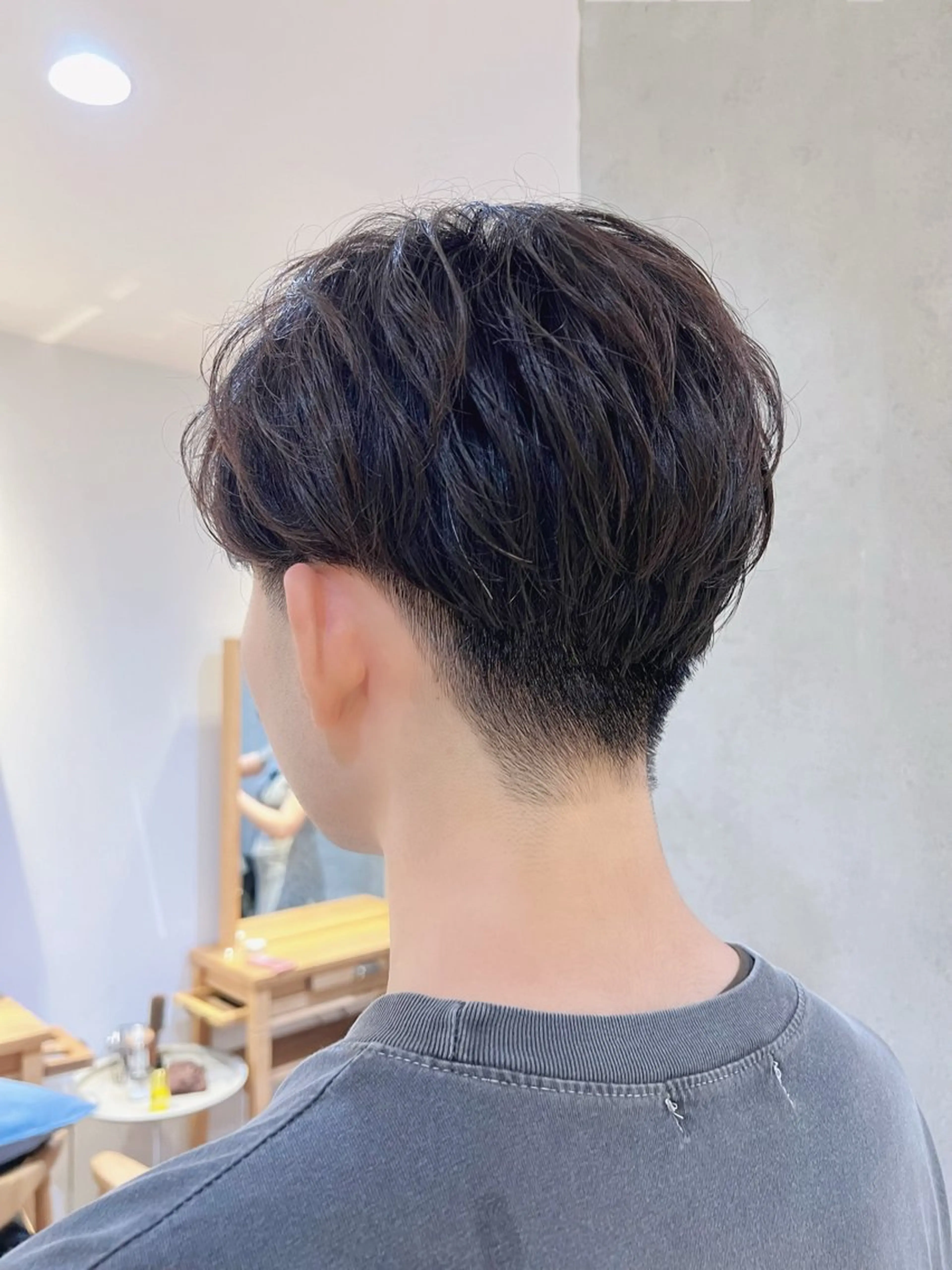 メンズ Say.石川葵 ショートボブ前髪のヘアスタイル