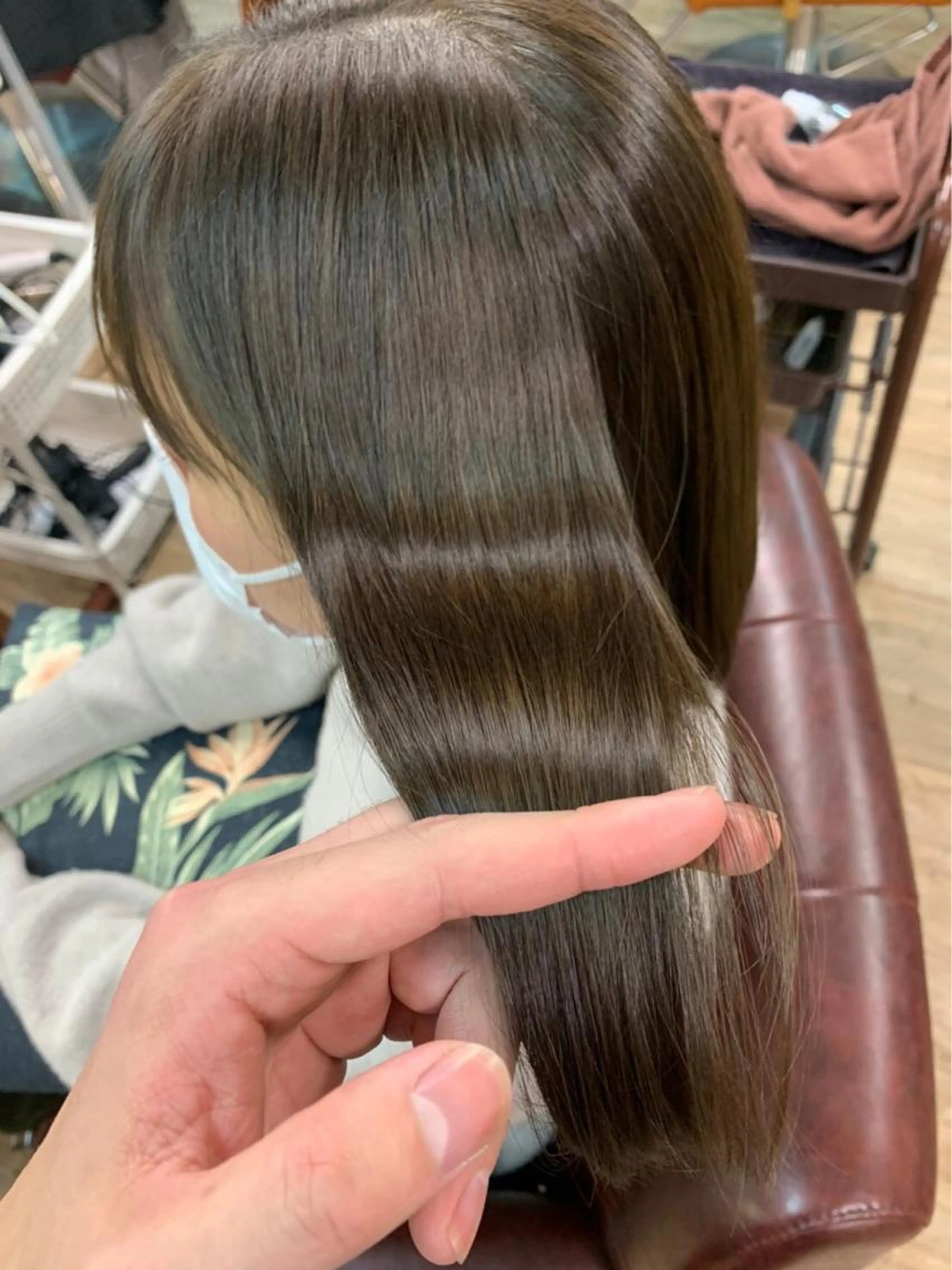 『根本リタッチカラー+前髪カット』白髪も○👩‍🦳の写真