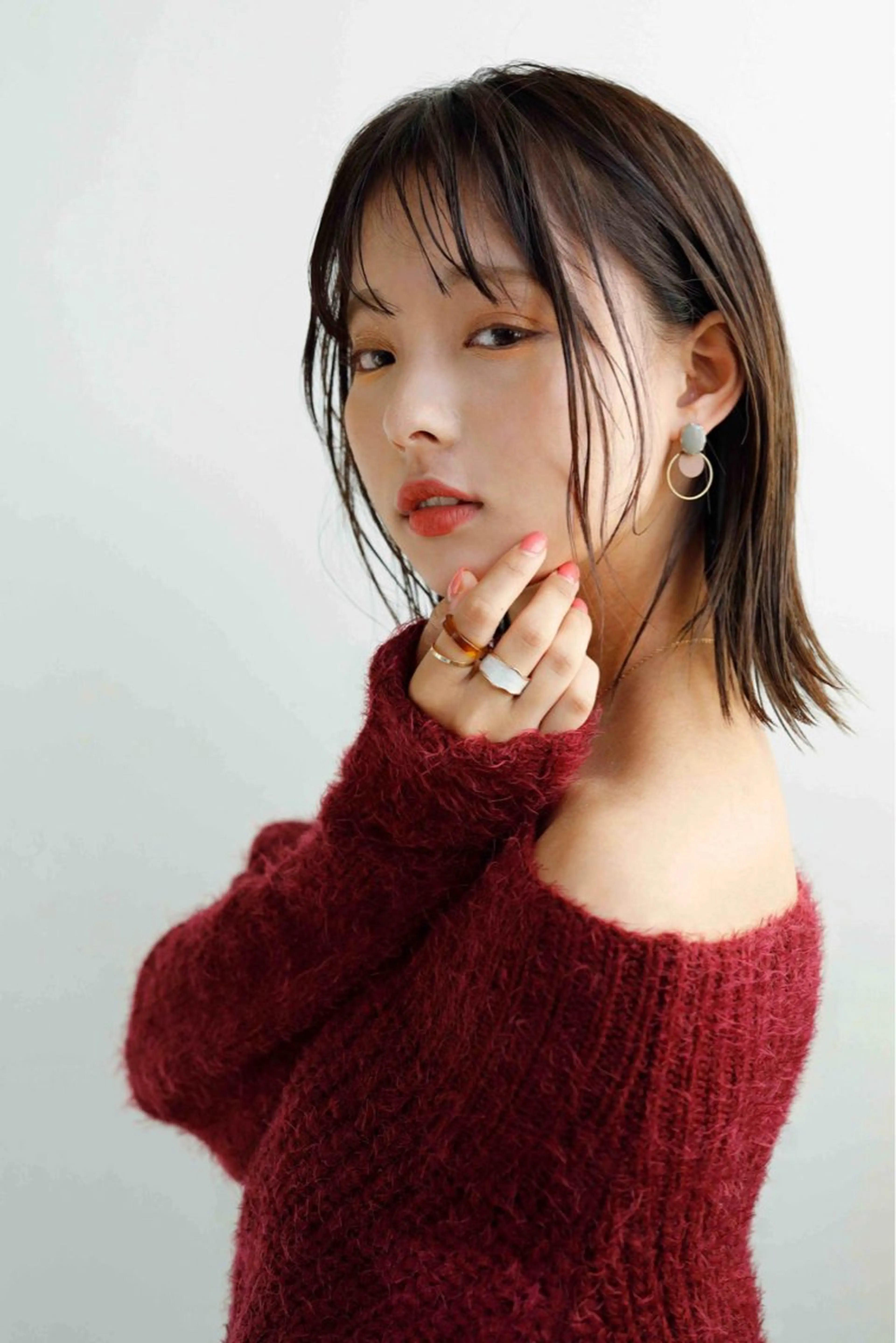 ミディアム カット ヘアカラー トリートメント LOOP hair eye lash所属・LOOP hairのヘアスタイル