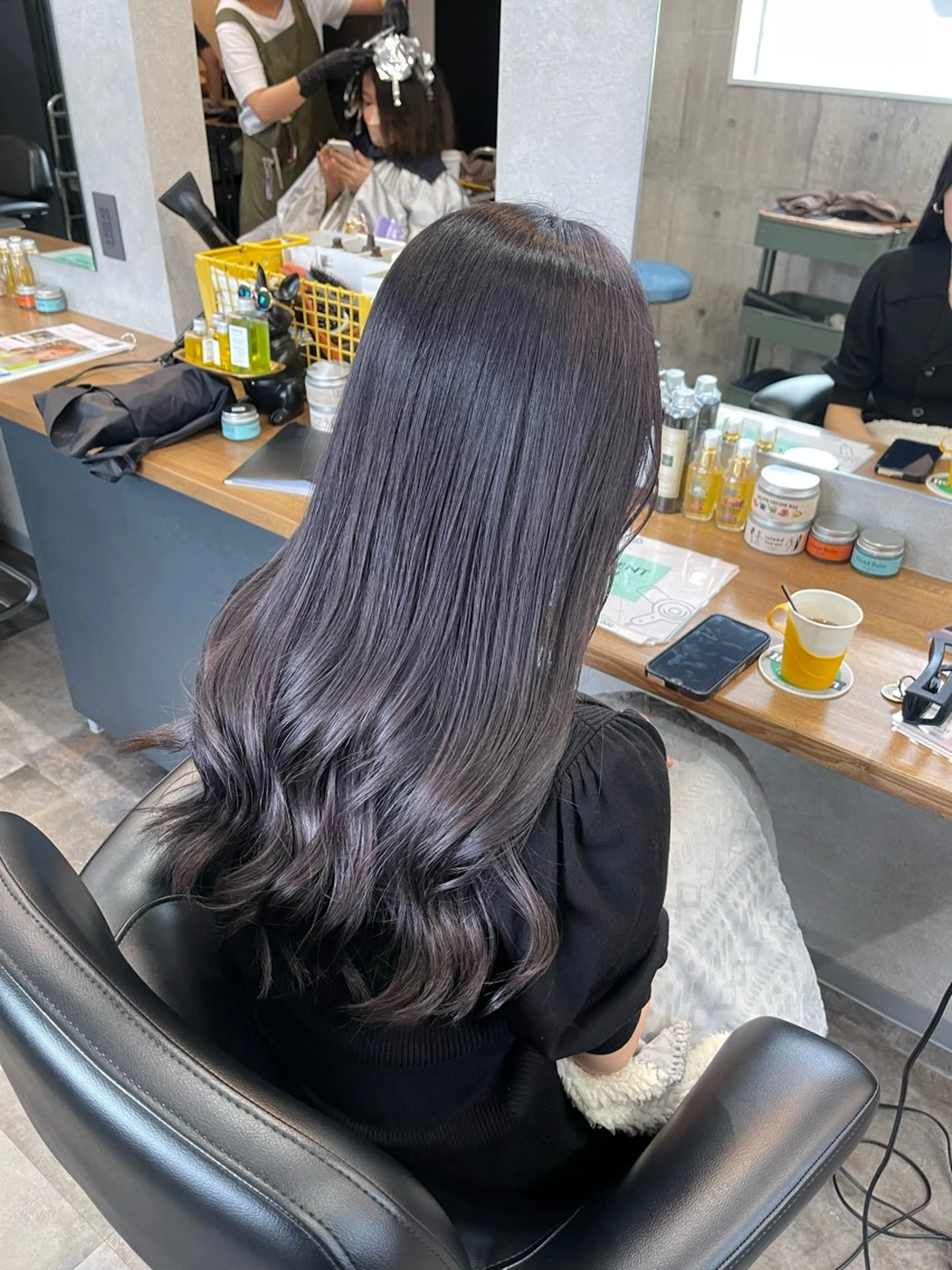 ロング カラー ダブルカラー Felice Erikaのヘアスタイル