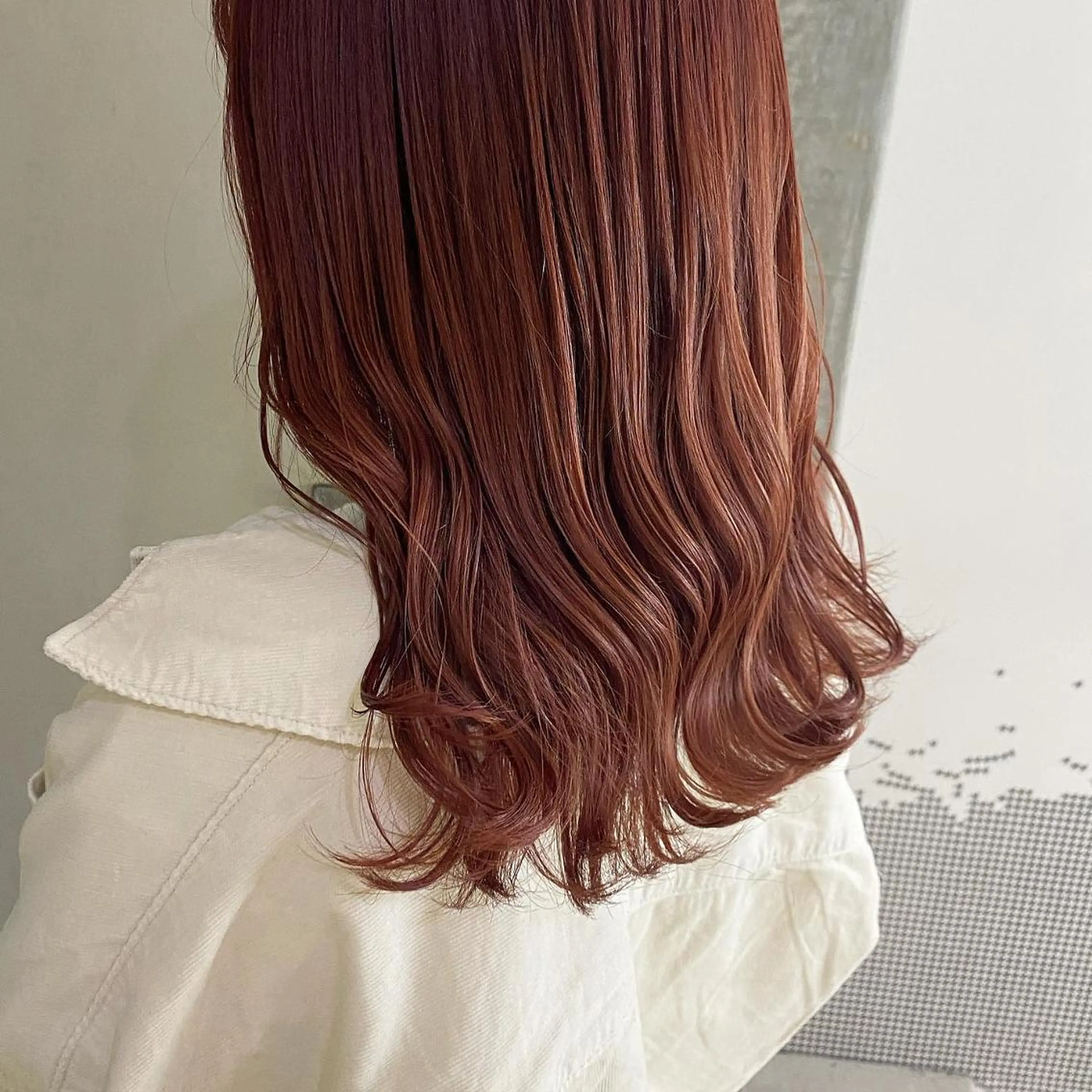 ミディアム カラー ブリーチ オレンジ Legami 熊本(レガーミ)所属・清村 和音のヘアスタイル