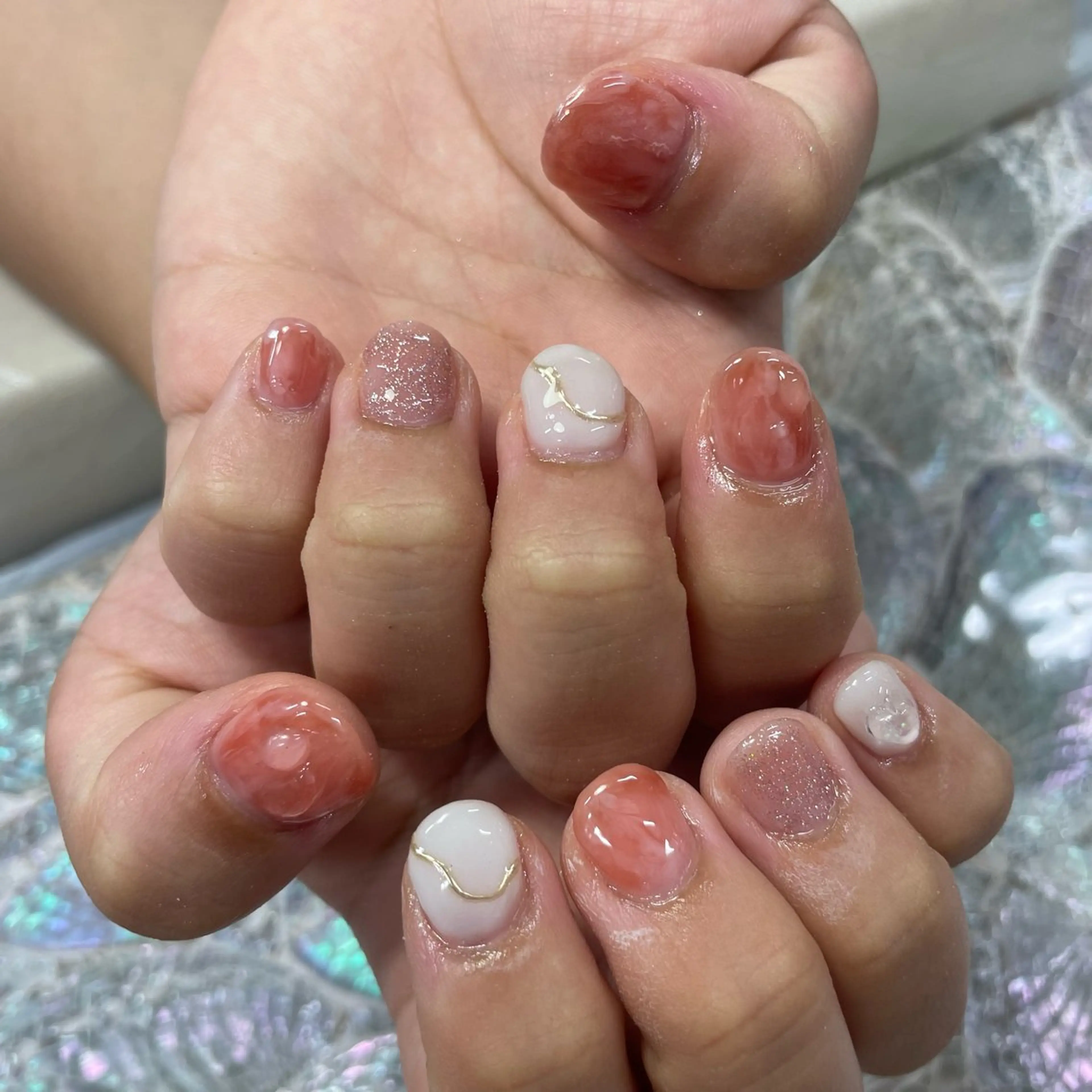 ネイル ハンドネイル 🌴konami 4U NAIL🥥のネイルデザイン