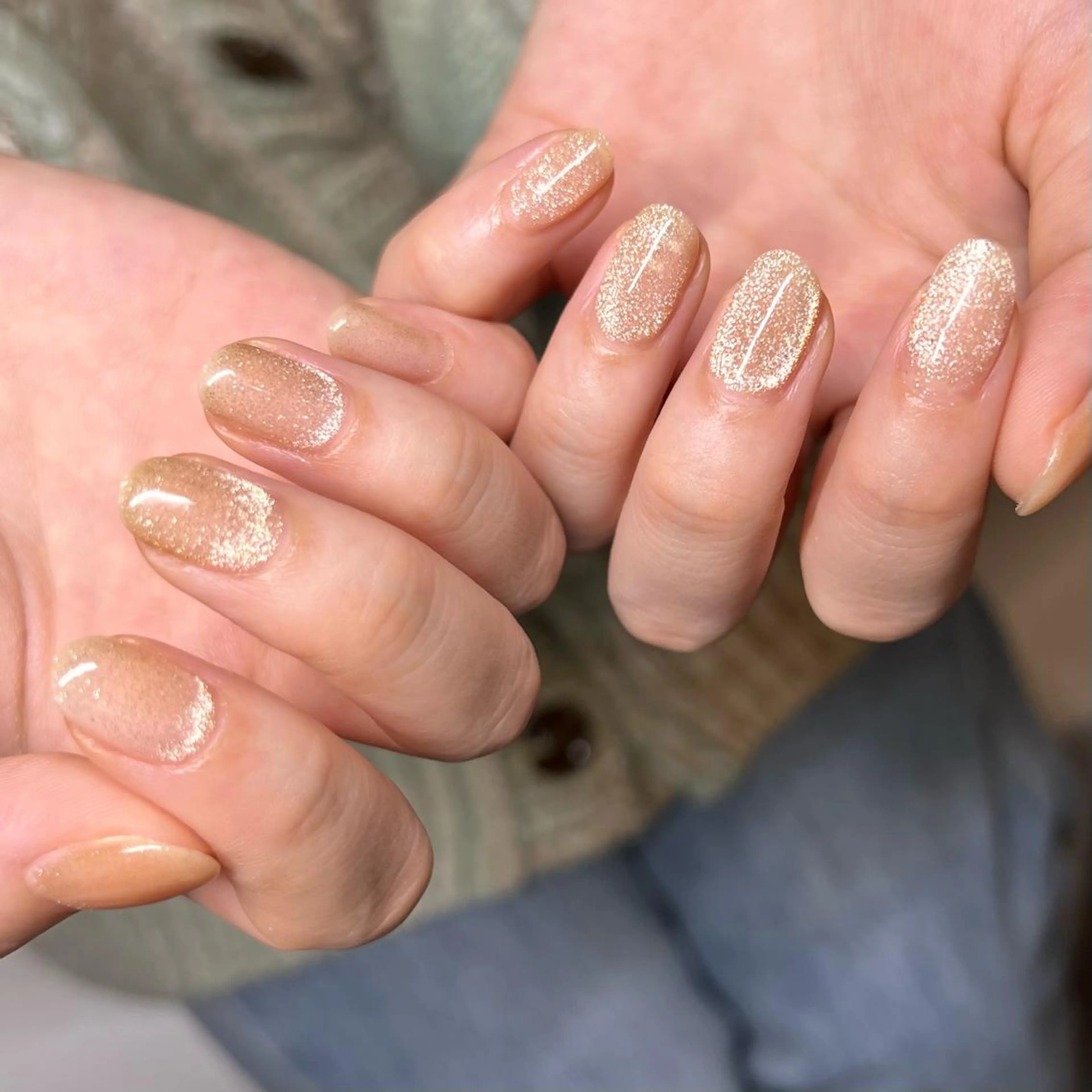 ミディアム ネイル マツエク・マツパ ハンドネイル REVIA_nail maiのネイルデザイン