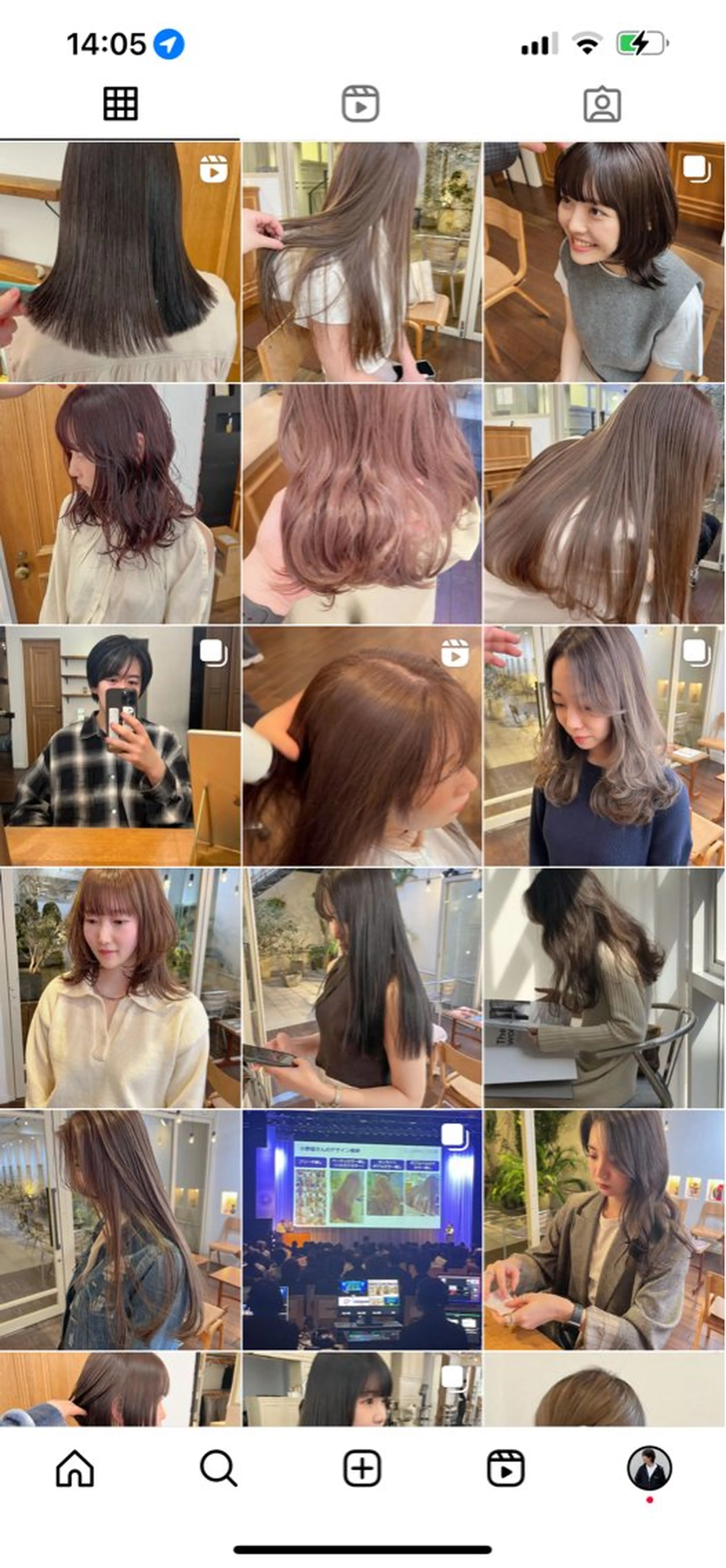 ミディアム カラー パーマ ヘアアレンジ MAKES表参道所属・小野里 樹のヘアスタイル
