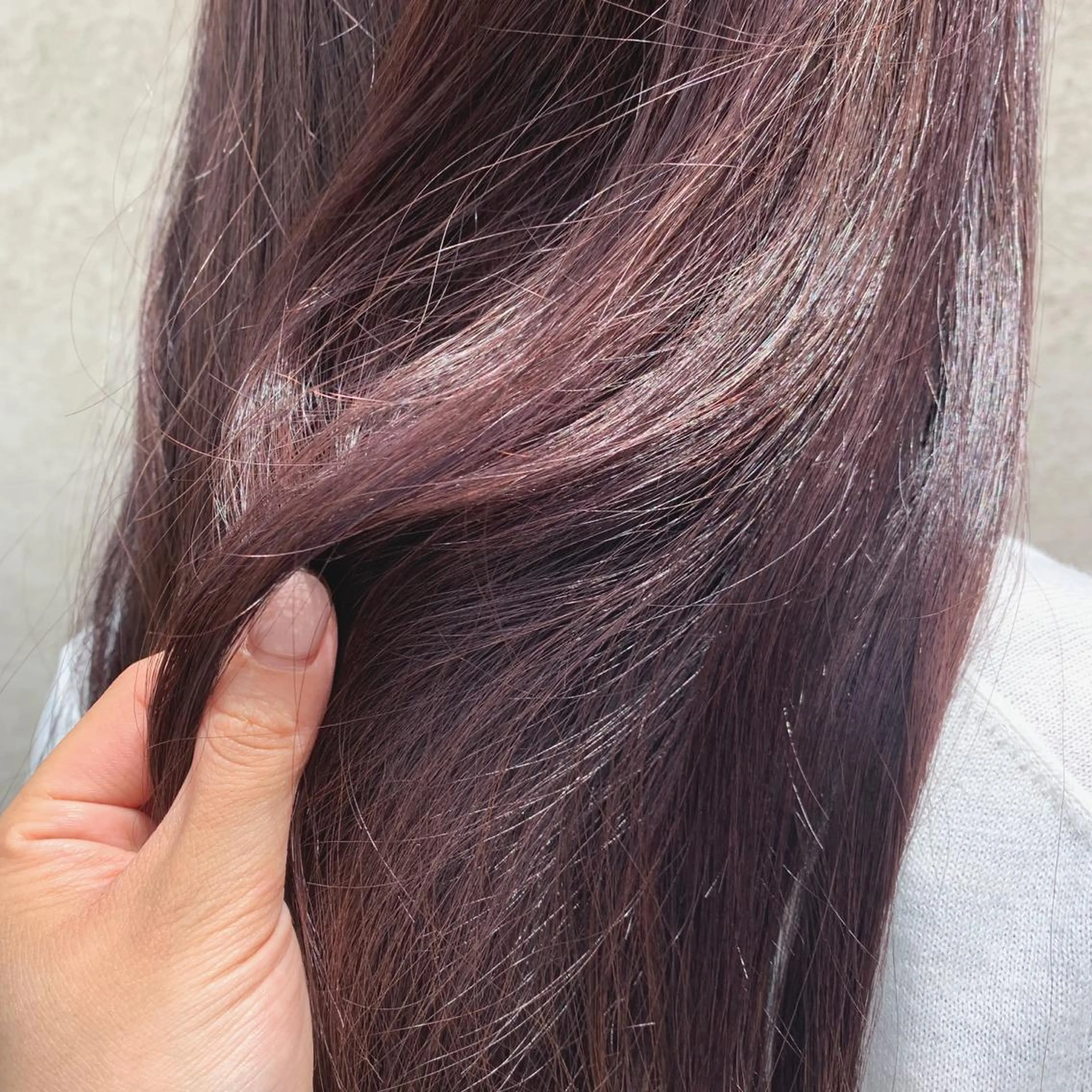 ロング カラー ハイトーンカラー 現地韓国ヘア🇰🇷 Chisaki치사키のヘアスタイル