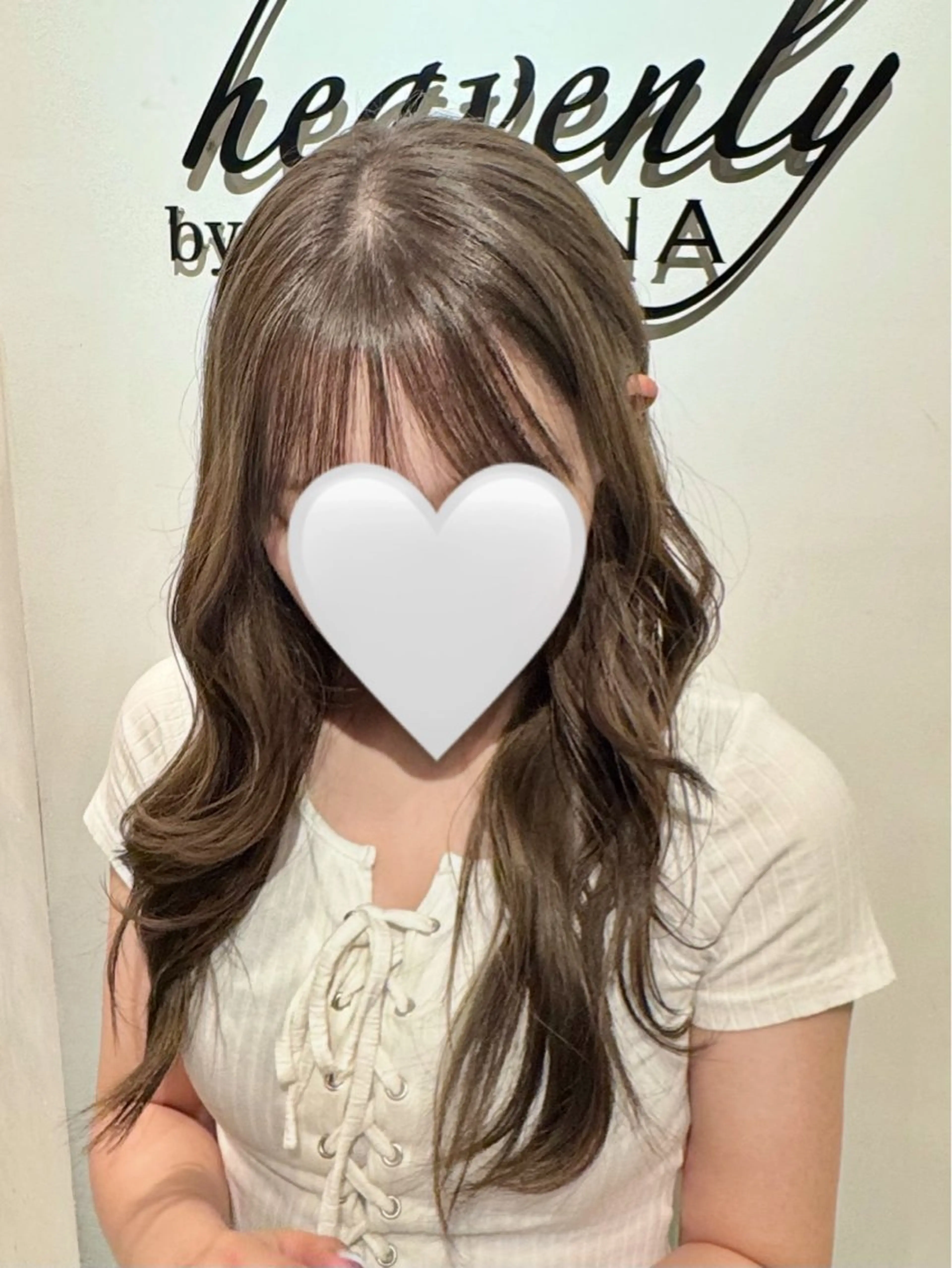 ミディアム カラー ヘアカラー heavenly by HAVANA新宿所属・艶髪/複雑履歴/ ハイトーン/西川翔真のヘアスタイル