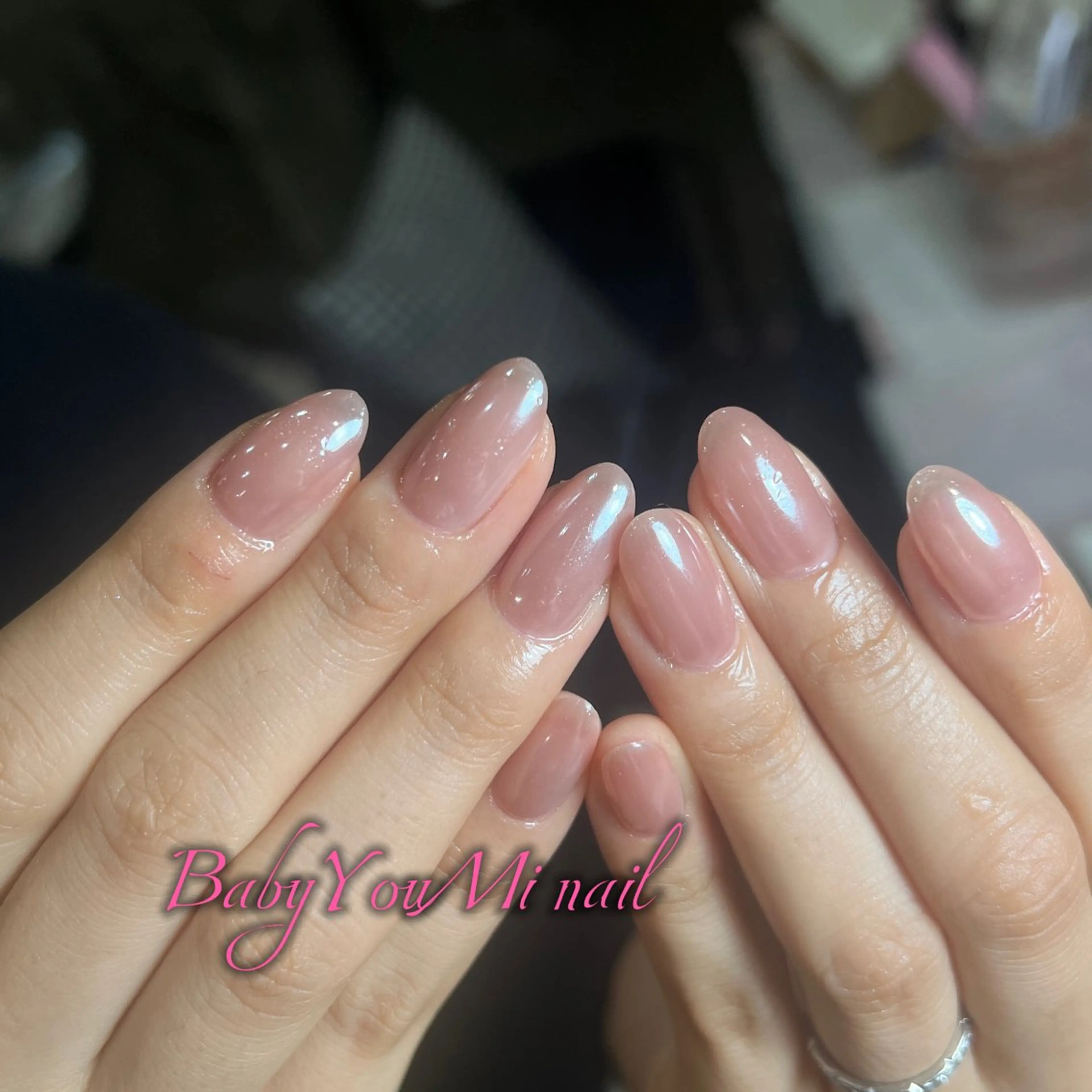 ネイル オーロラネイル フラワーネイル フットネイル フレンチネイル ジェルネイル ハンドネイル BabyYouMi ねねのネイルデザイン