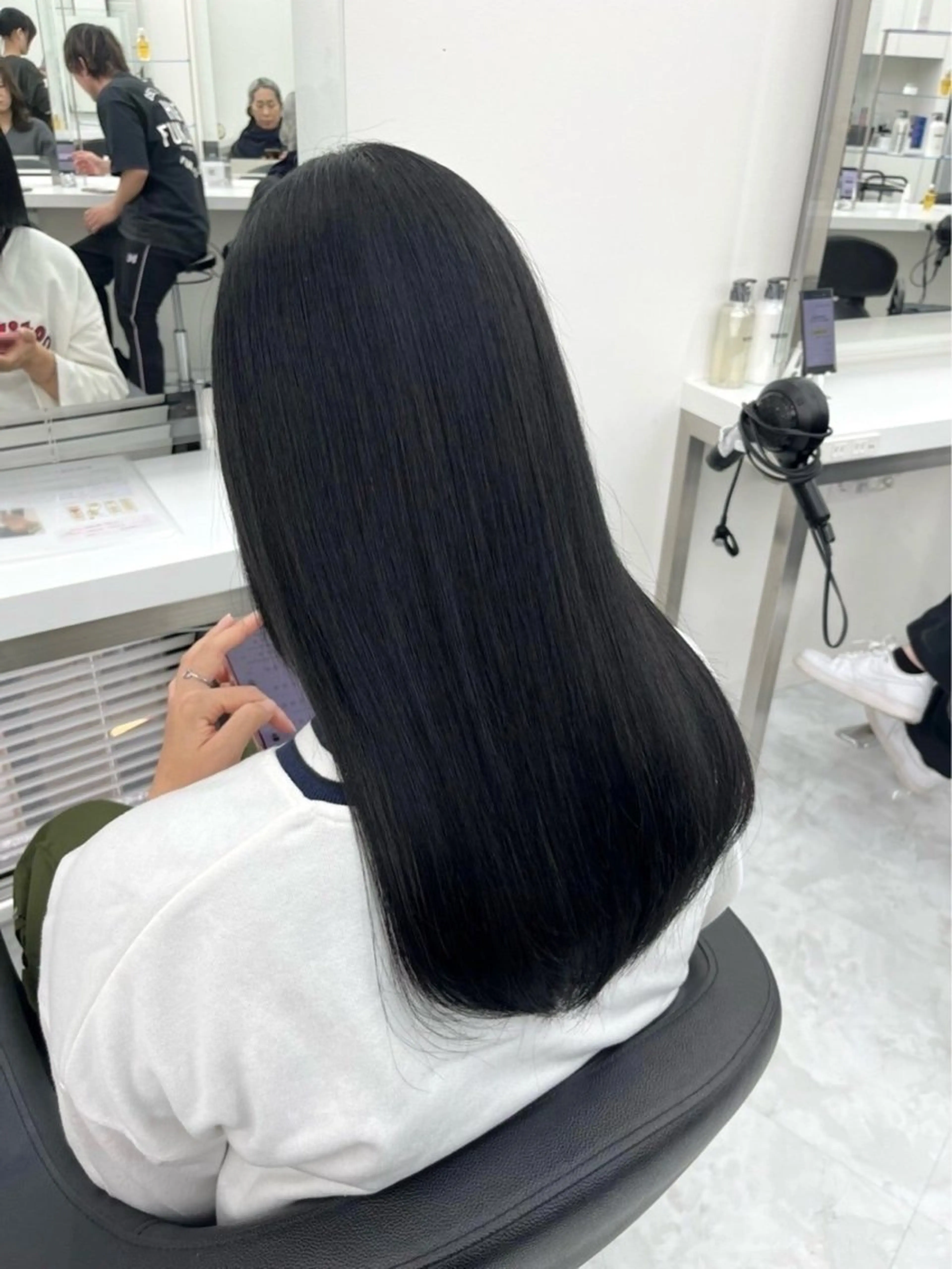 ロング 髪質改善 トリートメント メンズカットの達人 暖色カラー ダイチのヘアスタイル