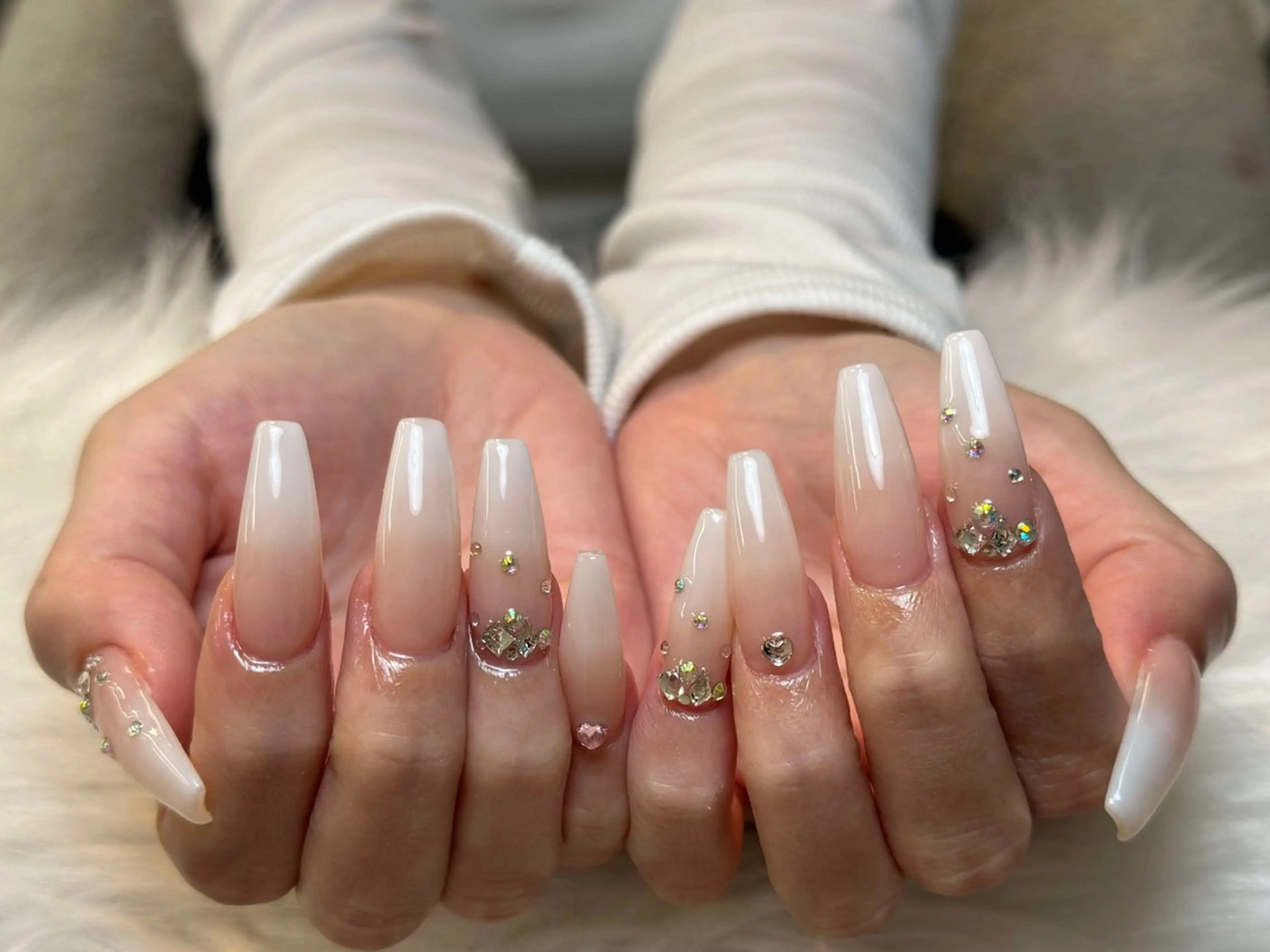 ネイル アートネイル ジェルネイル ニュアンスネイル シンプルネイル ハンドネイル Jenn Nail Shinokuboのネイルデザイン