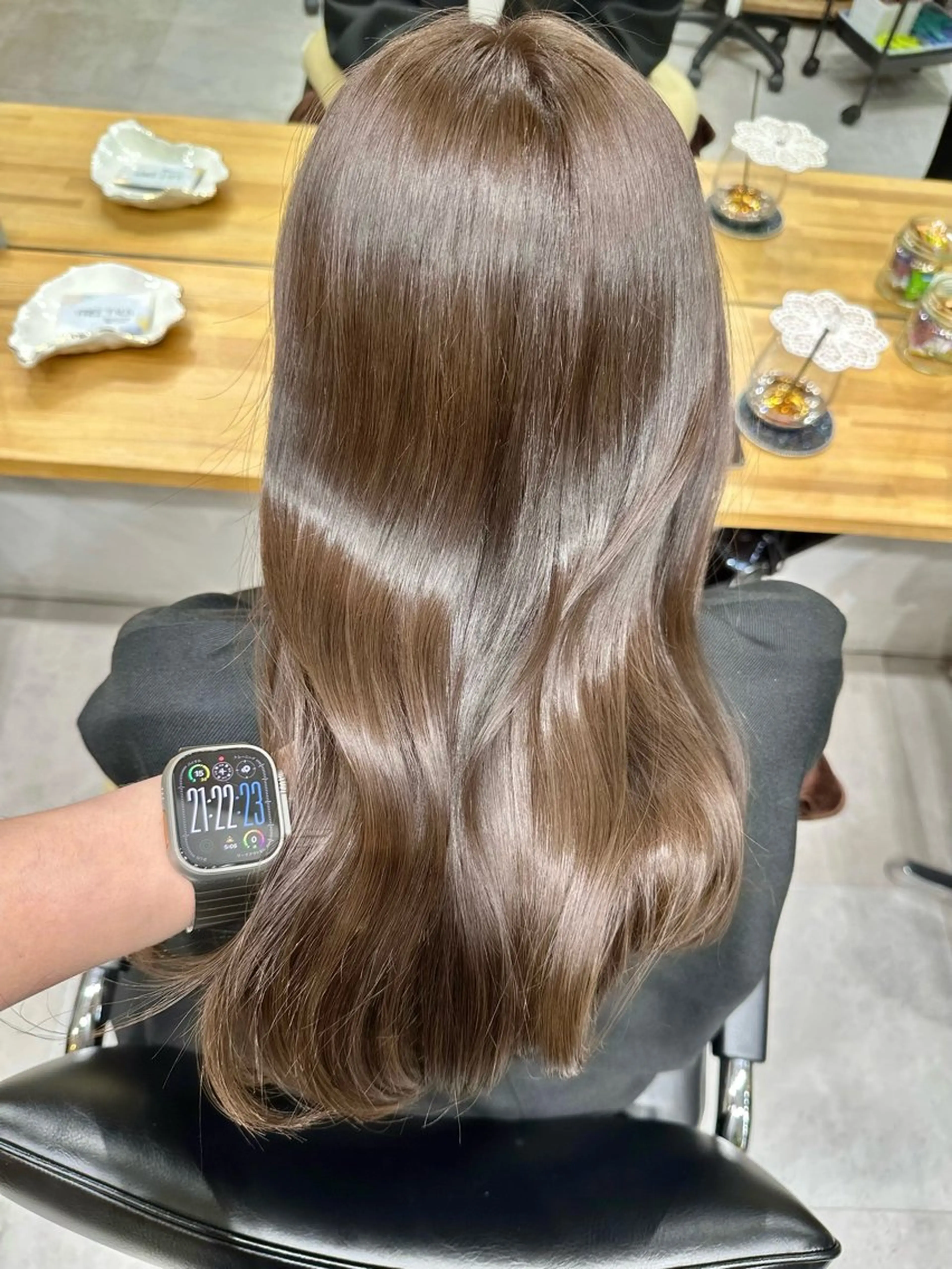 ミディアム カット ヘアカラー トリートメント ✨似合わせカット/ 艶カラー恵比寿✨のヘアスタイル