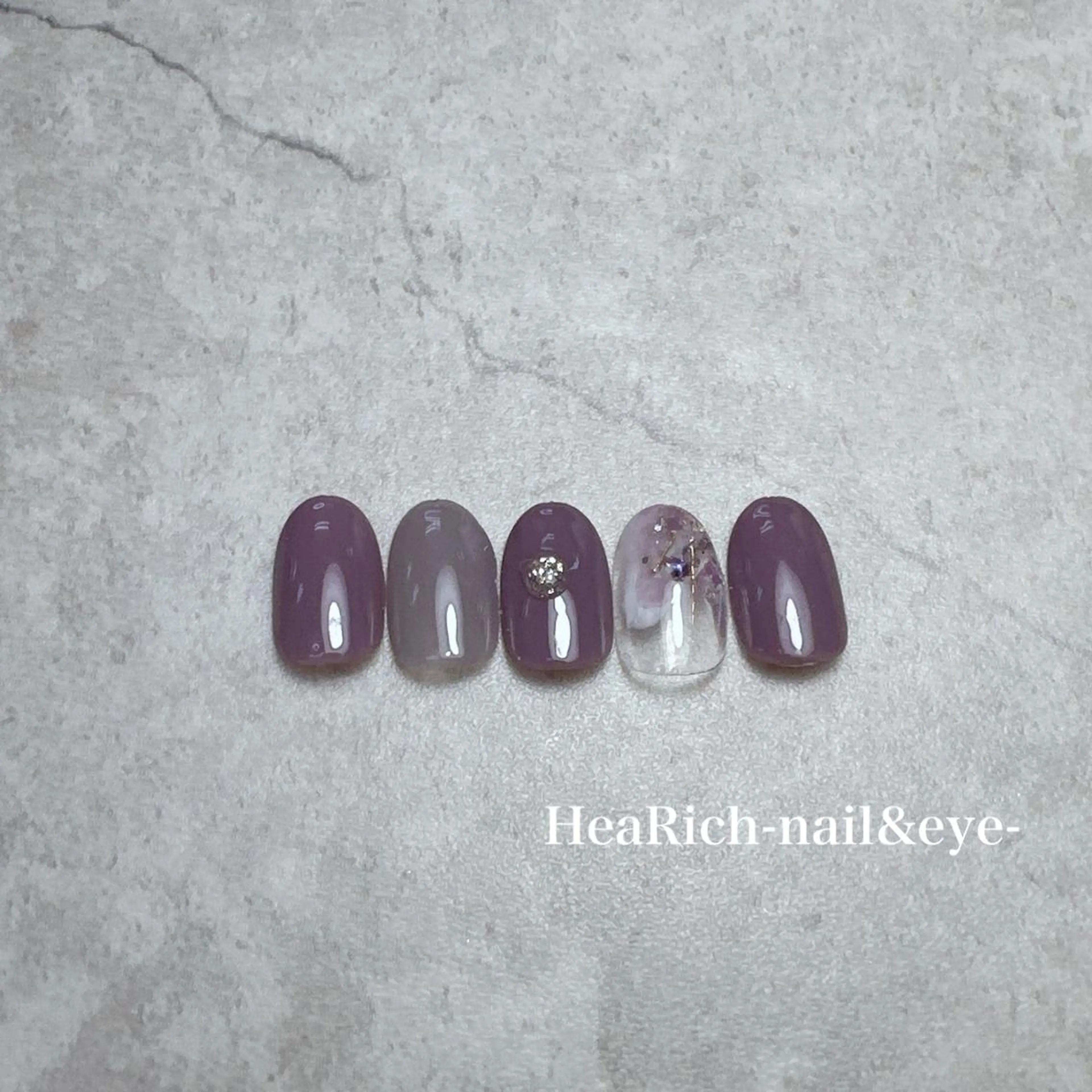 ネイル シンプルネイル ハーリッチnail HeaRichのネイルデザイン