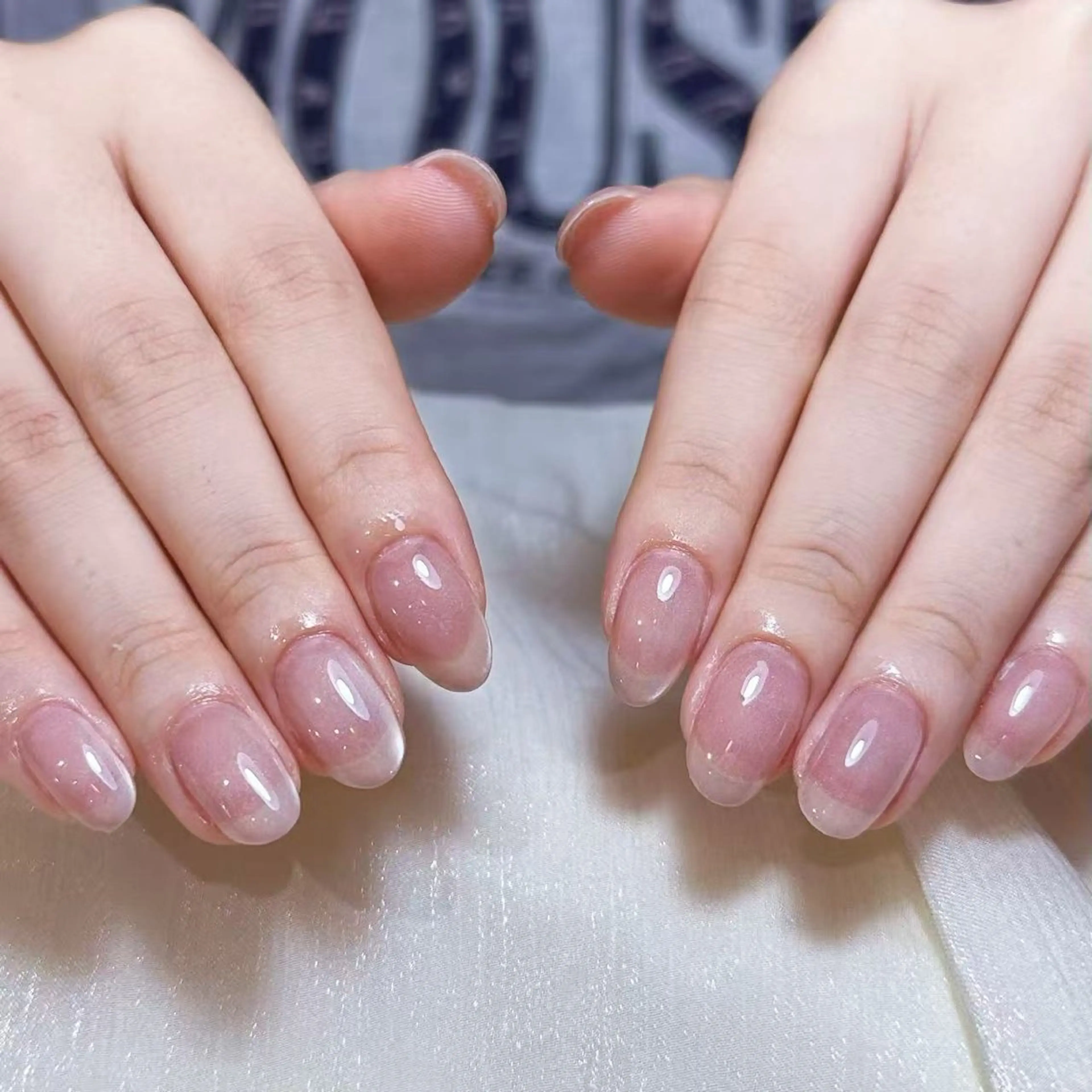 ネイル アートネイル オーロラネイル ガーリー キラキラネイル 韓国ネイル ハンドネイル ayaka ❀のネイルデザイン