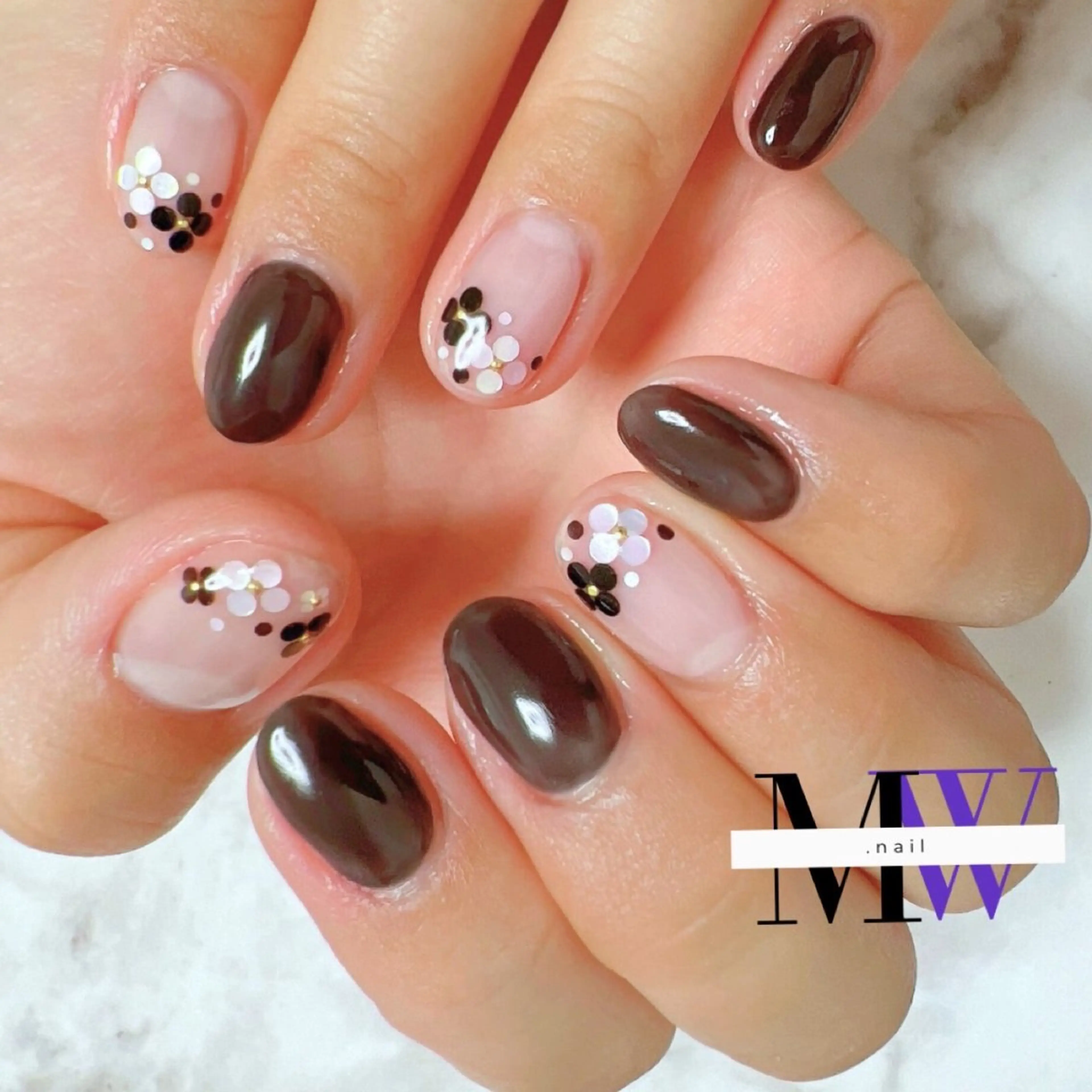 ネイル アートネイル ハンドネイル MW .nailのネイルデザイン