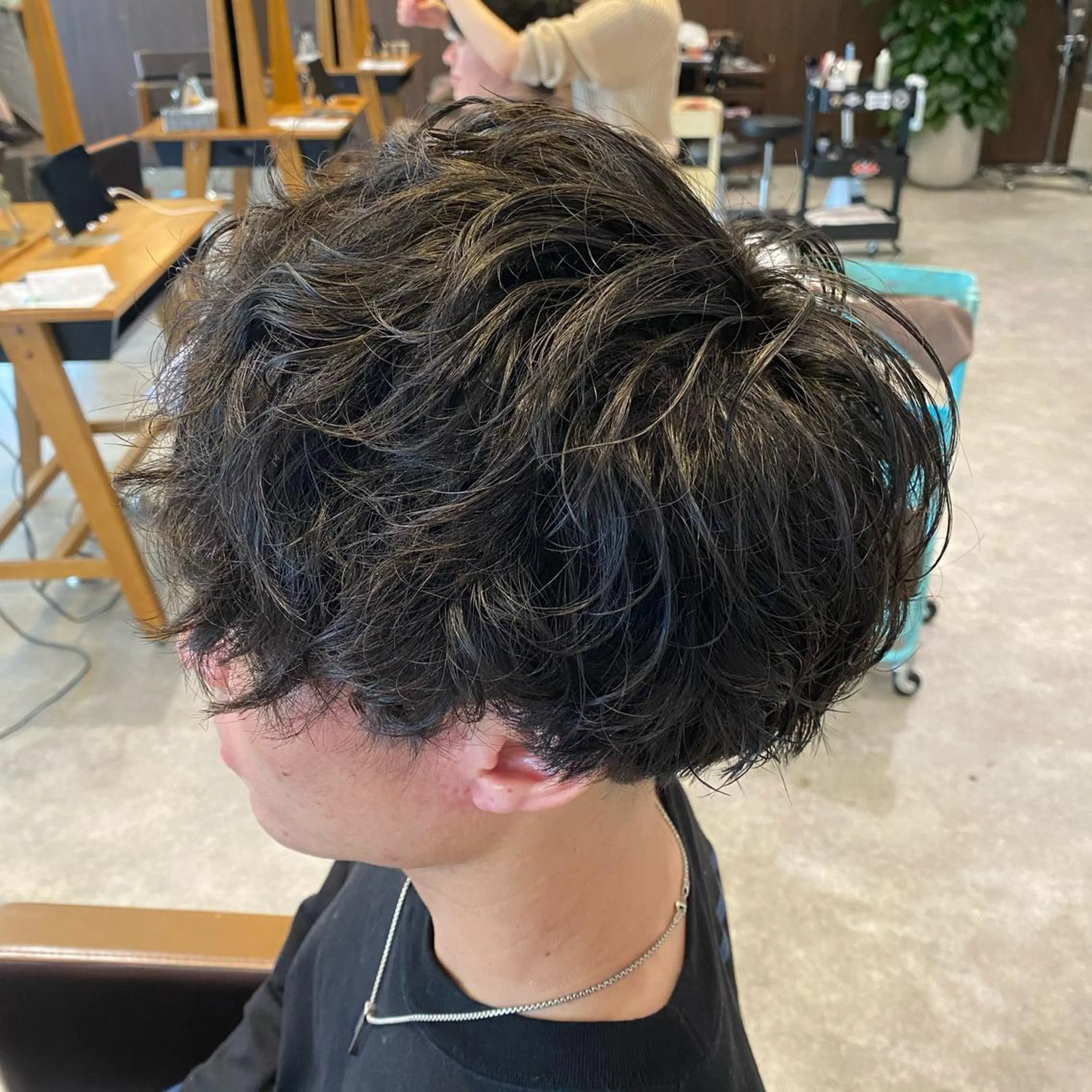 パーマ メンズ 松本 直也のヘアスタイル