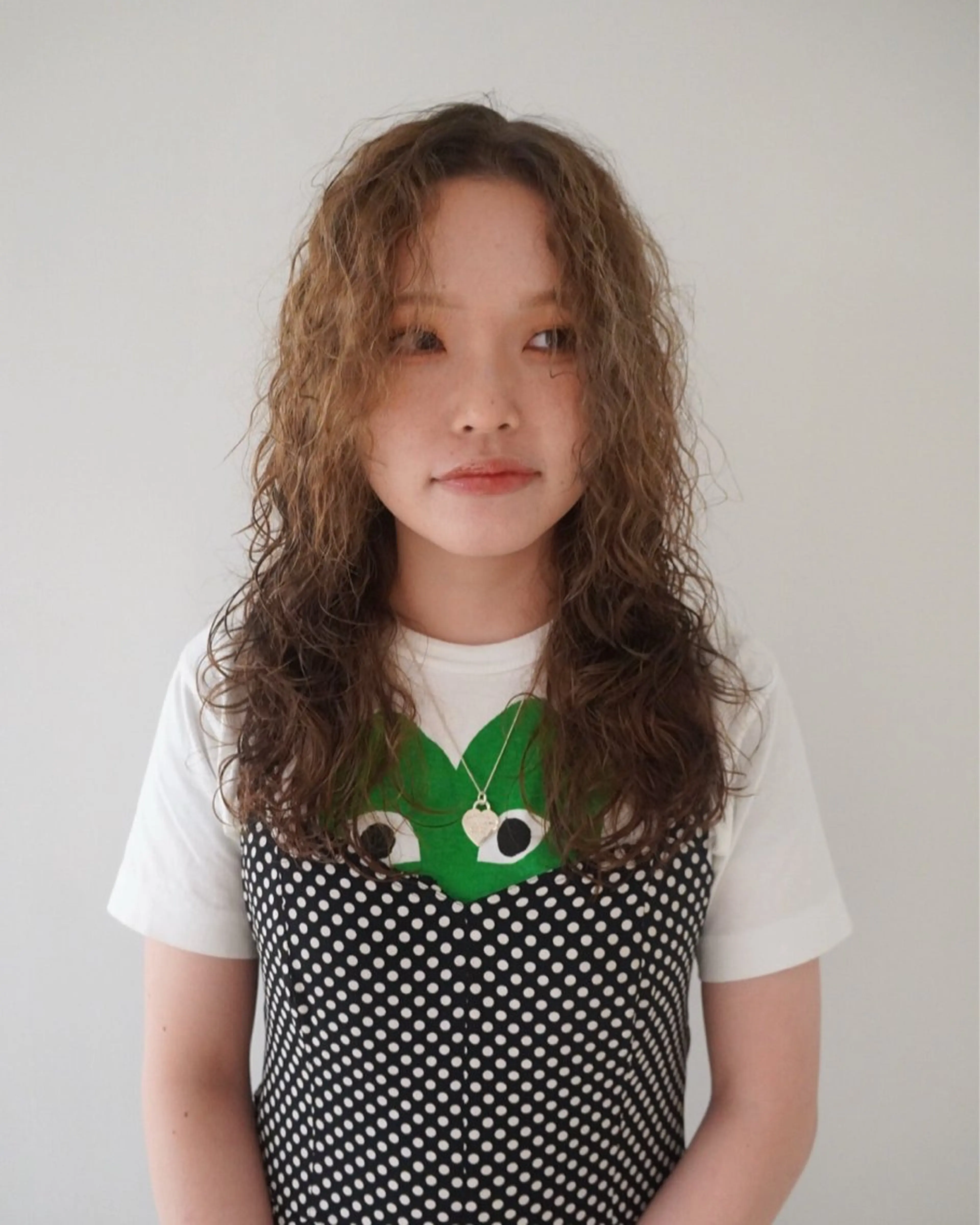 ロング カット パーマ 林 隆平のヘアスタイル