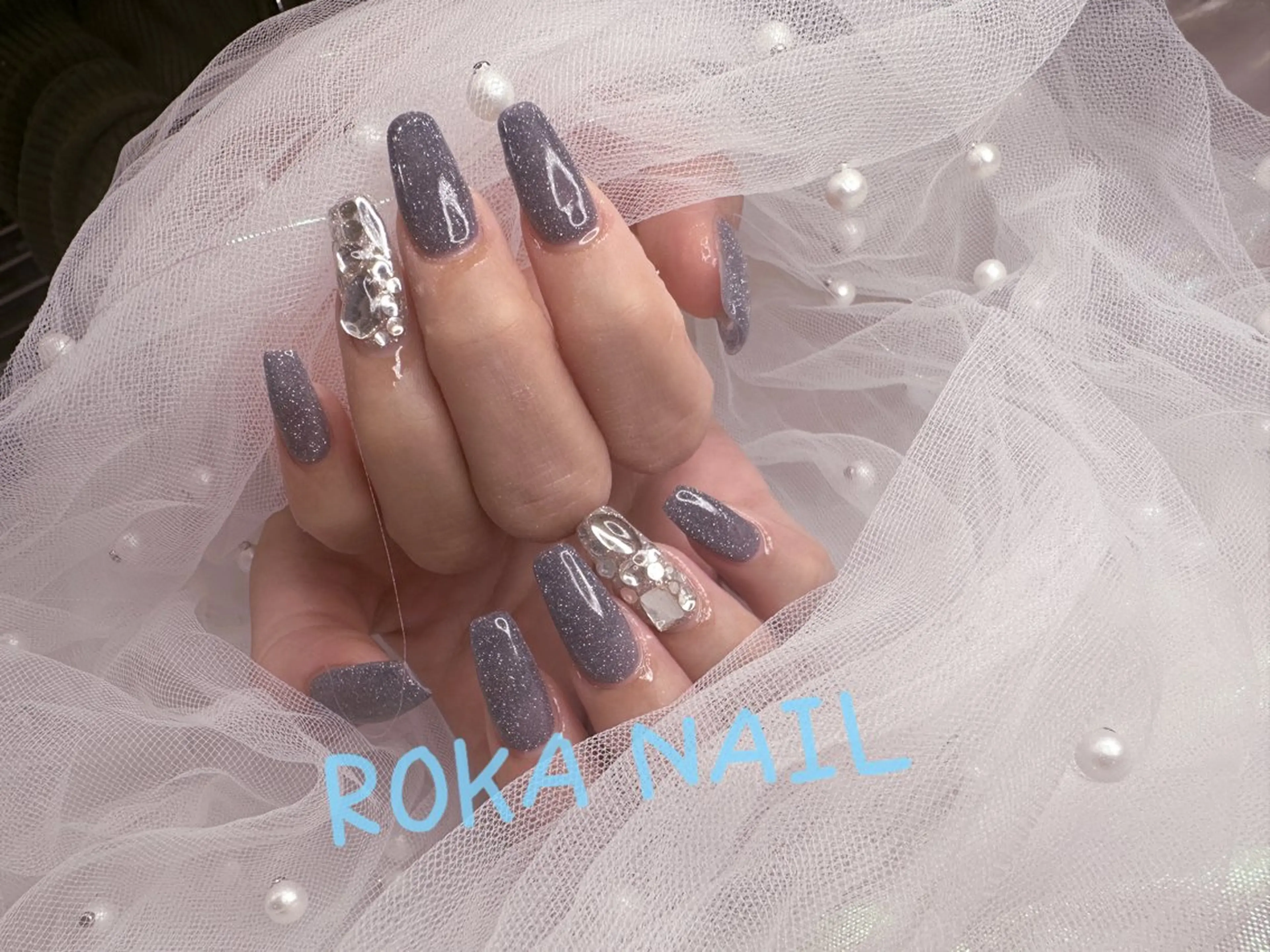 ネイル ハンドネイル 長さだし専門店 ROKANAILのネイルデザイン