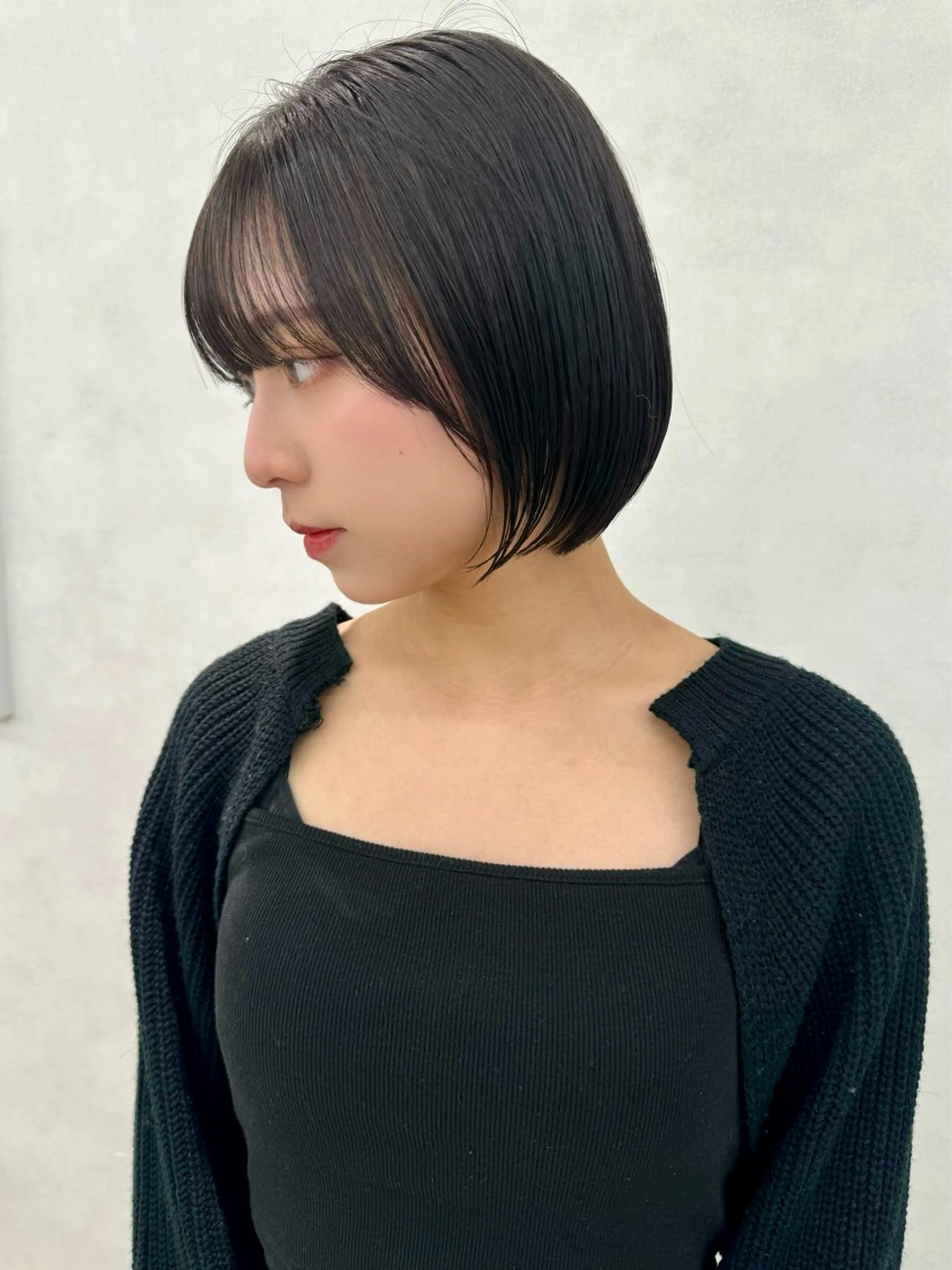 ショート カット トリートメント 前髪/レイヤー/ ショート/しんやのヘアスタイル