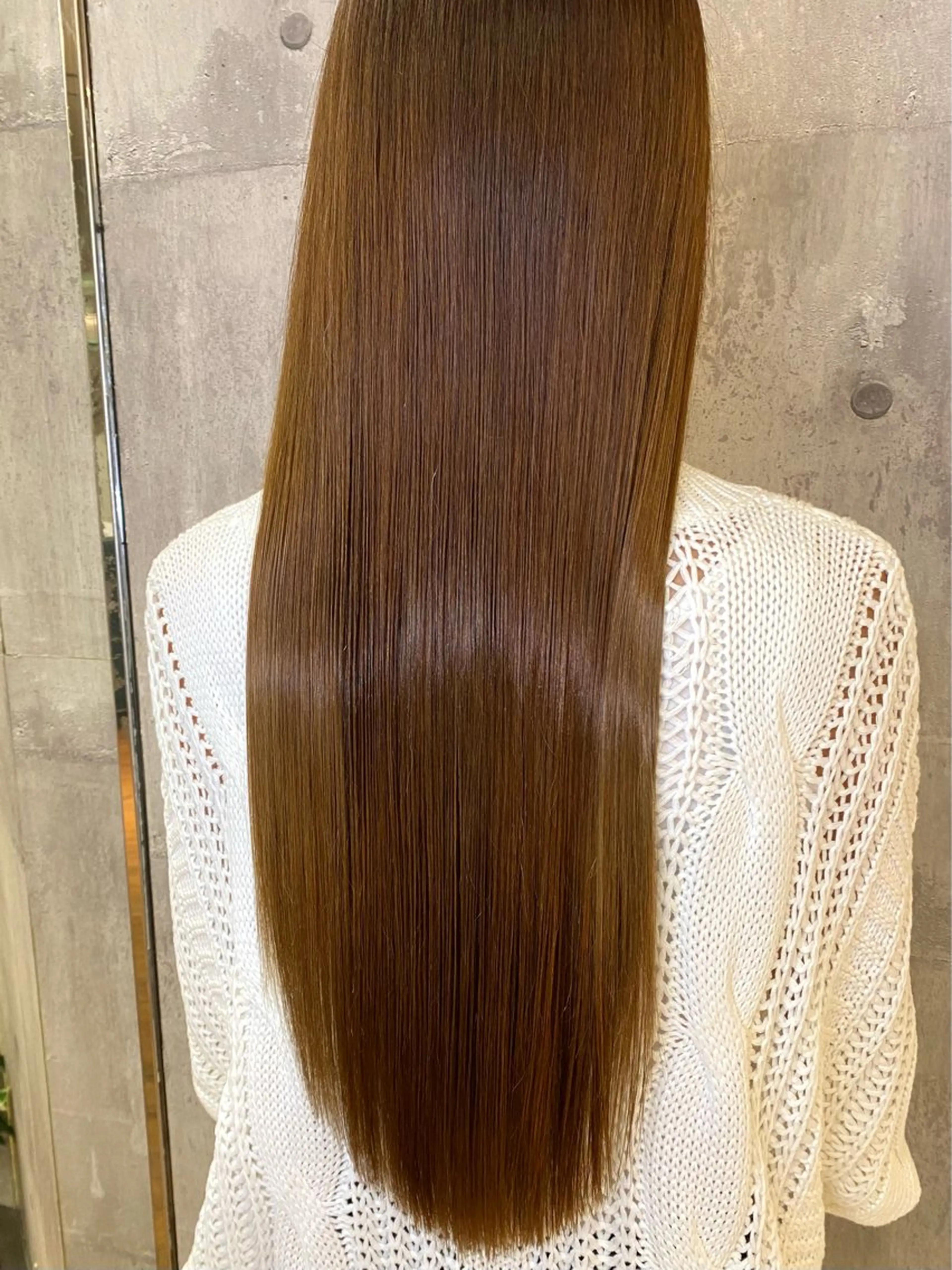 ロング カラー ベージュカラー 髪質改善 カット ヘアカラー トリートメント 髪質改善カラー ケアブリーチ/タムのヘアスタイル