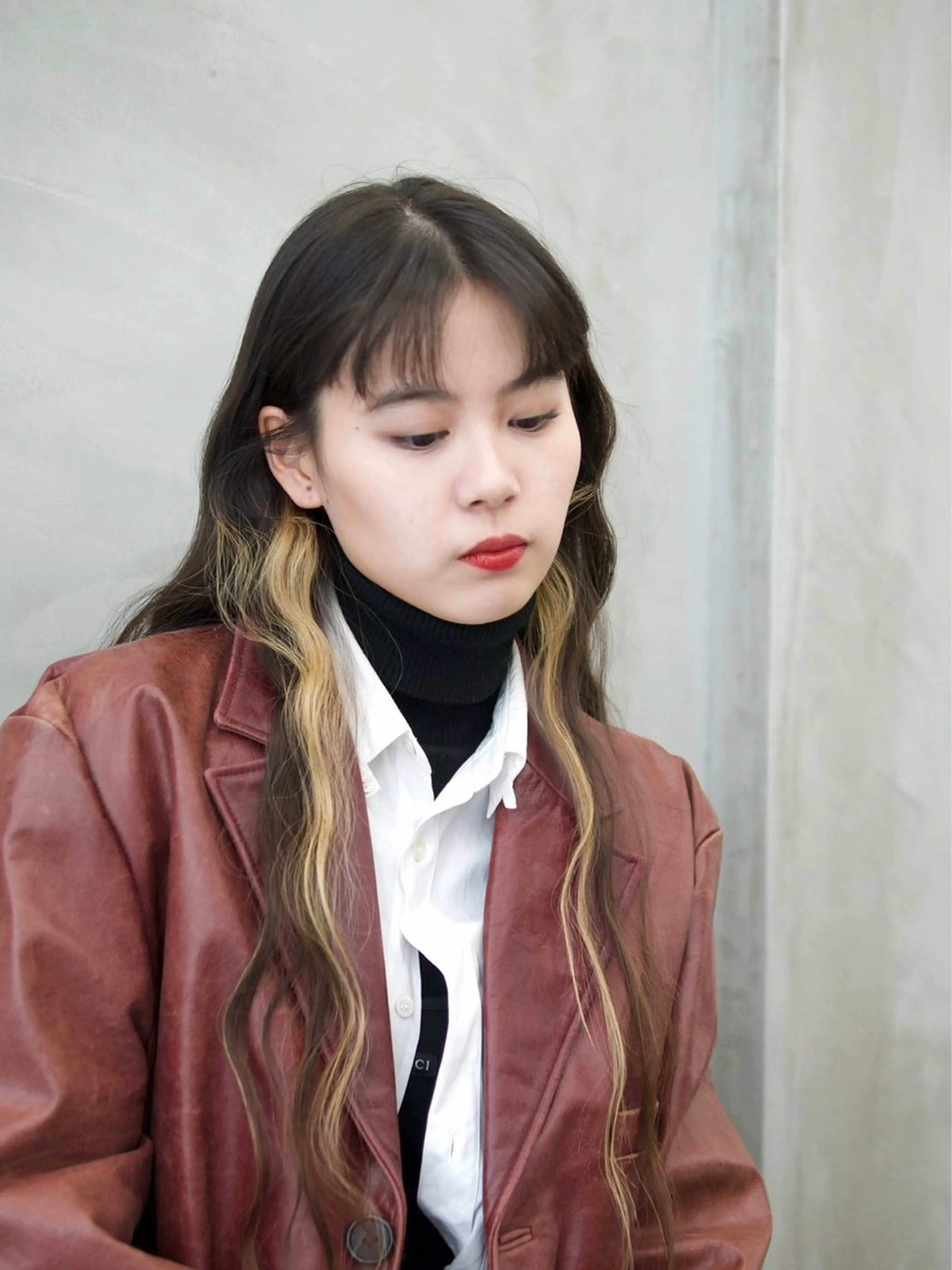 ロング カラー パーマ ロング amble luxe 髪質改善 💕のヘアスタイル