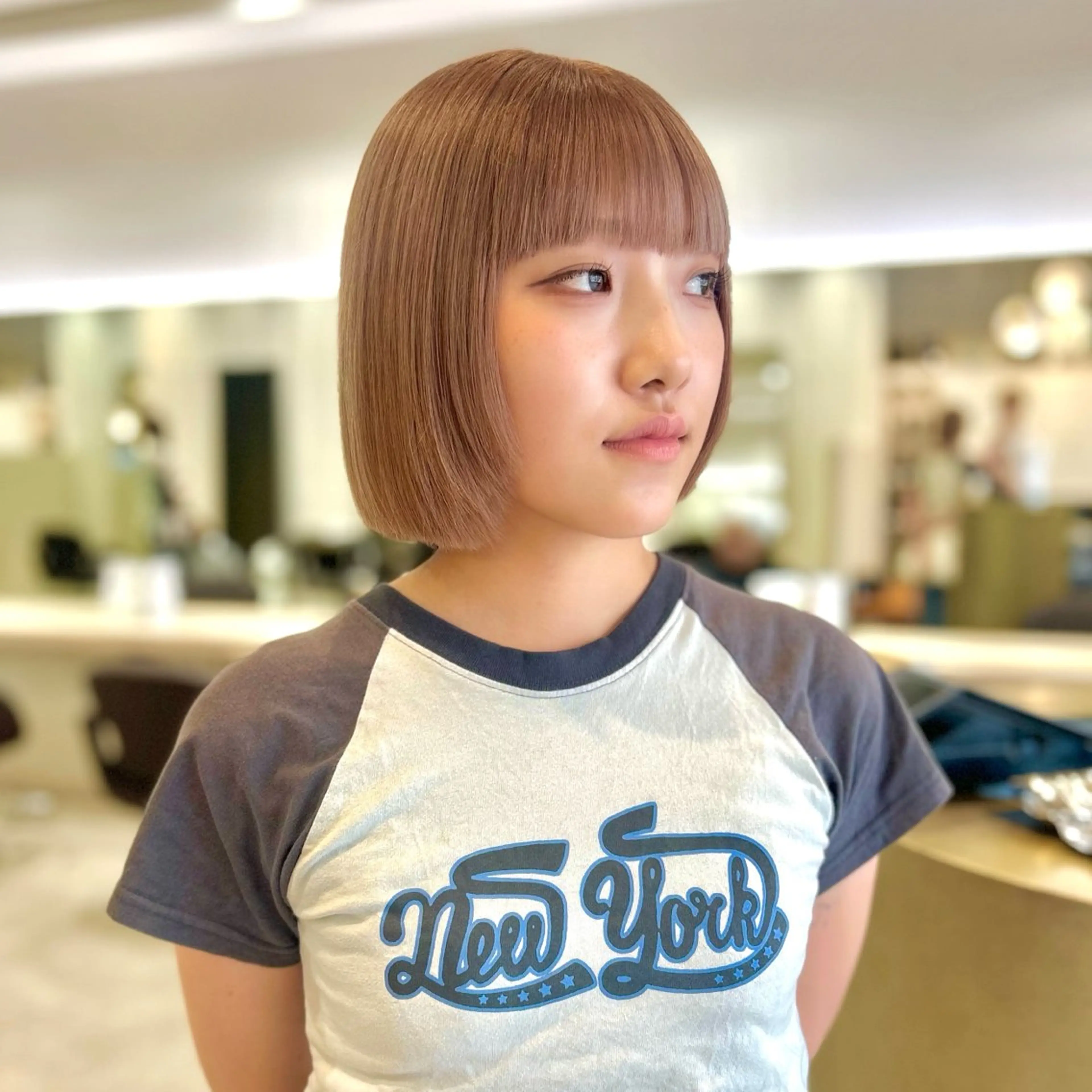 ショート ボブ ヘアカラー 植木 大基のヘアスタイル