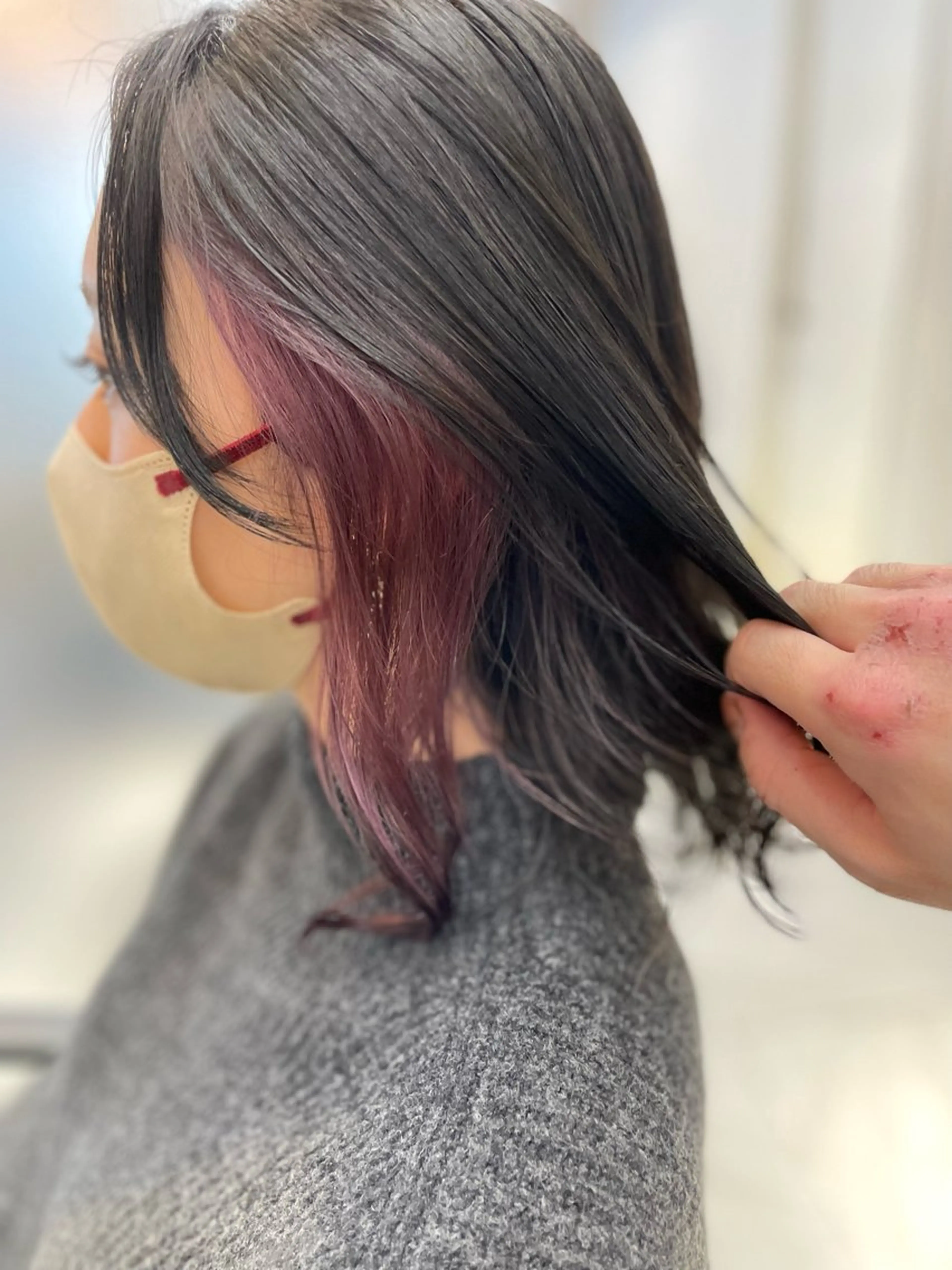 ミディアム カラー カット ヘアカラー トリートメント 🦕小林 大地🦕のヘアスタイル