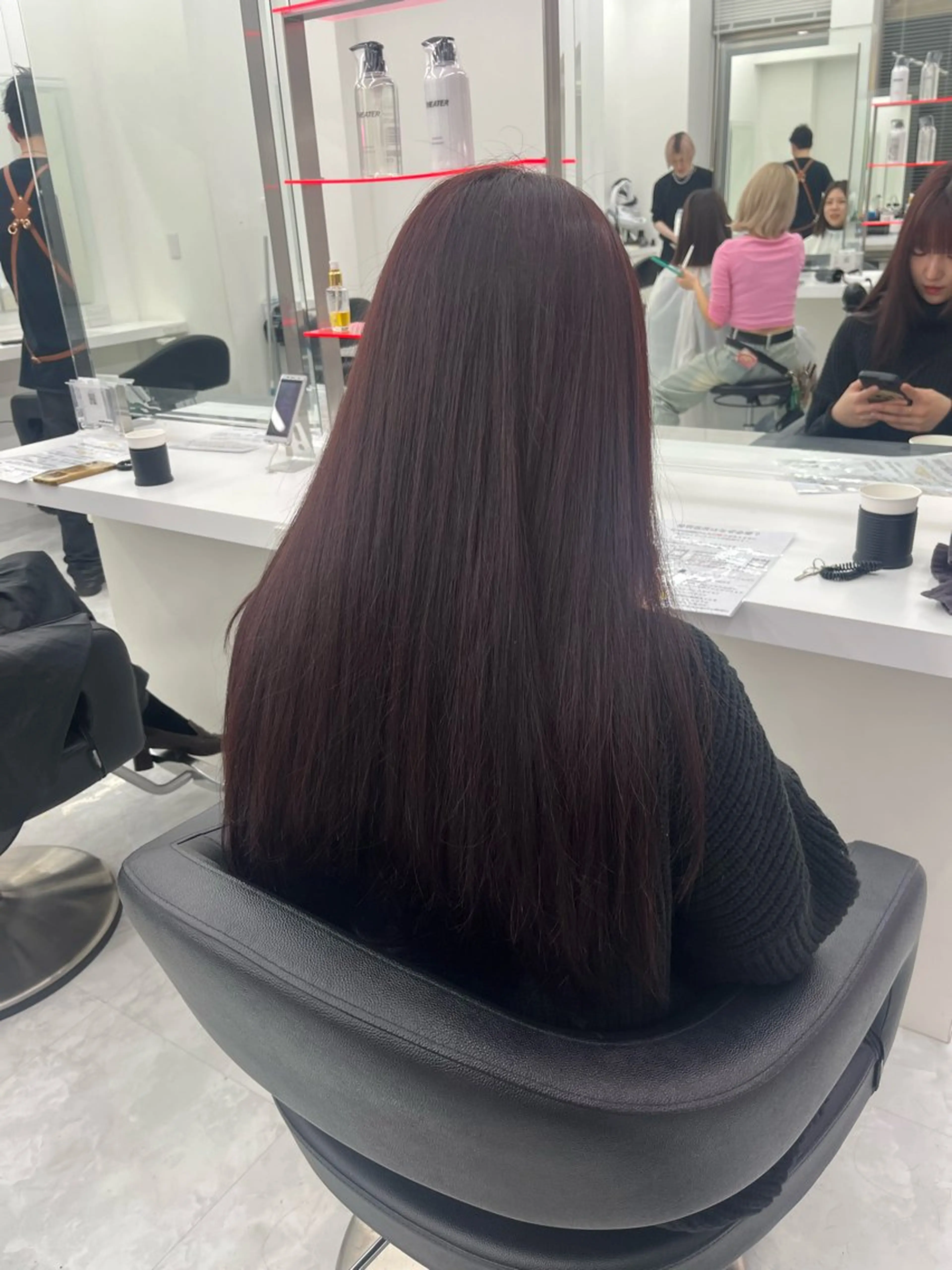 ロング カラー ブラウンカラー ピンクカラー ピンクブラウン ヘアカラー 💖トレンド夏 カラー💖FUTAのヘアスタイル