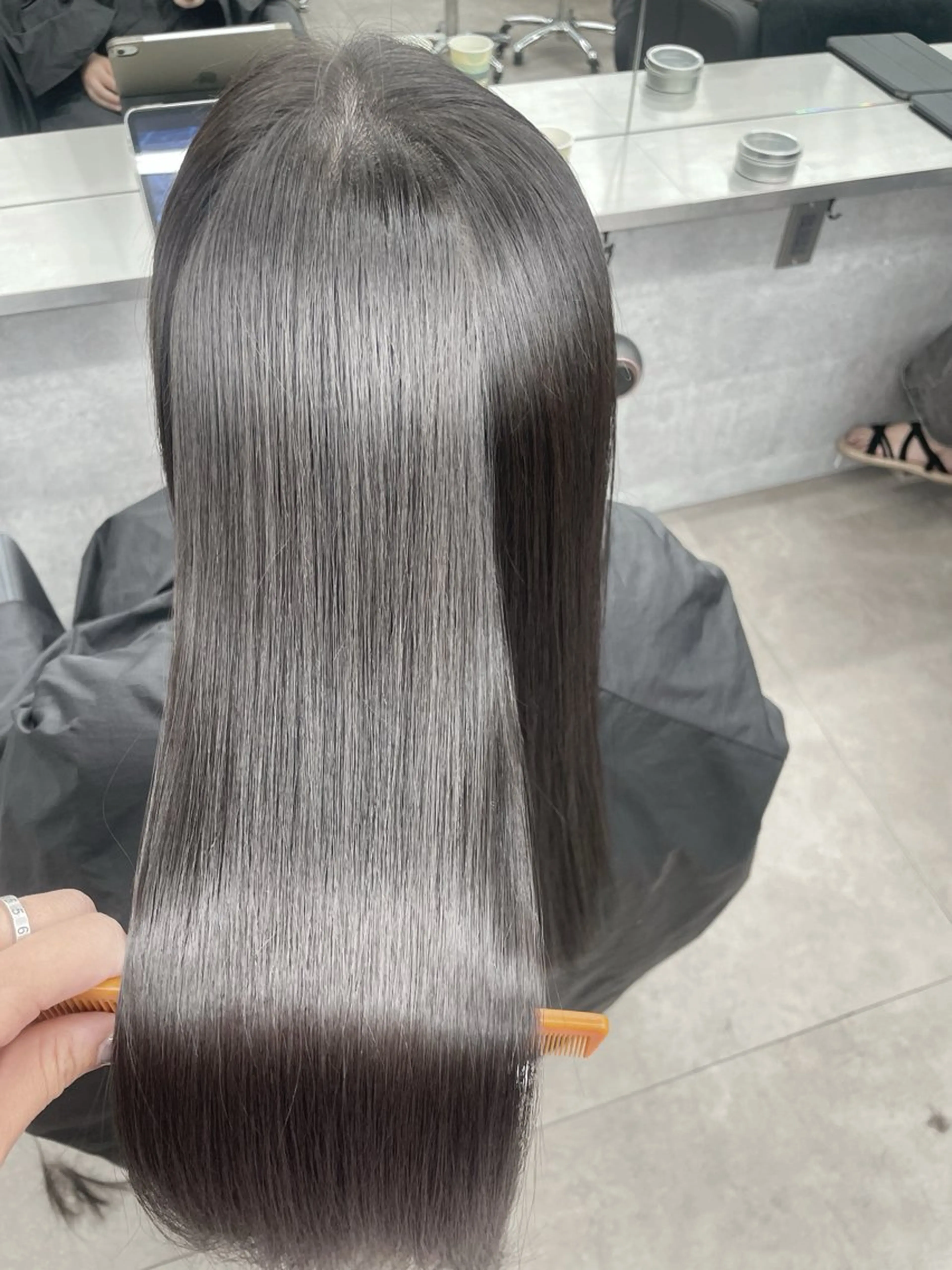 ロング カット ヘアカラー トリートメント ヘッドスパ ヘアセット 髪質改善/縮毛/新宿 🫧SUZUKA🫧のヘアスタイル