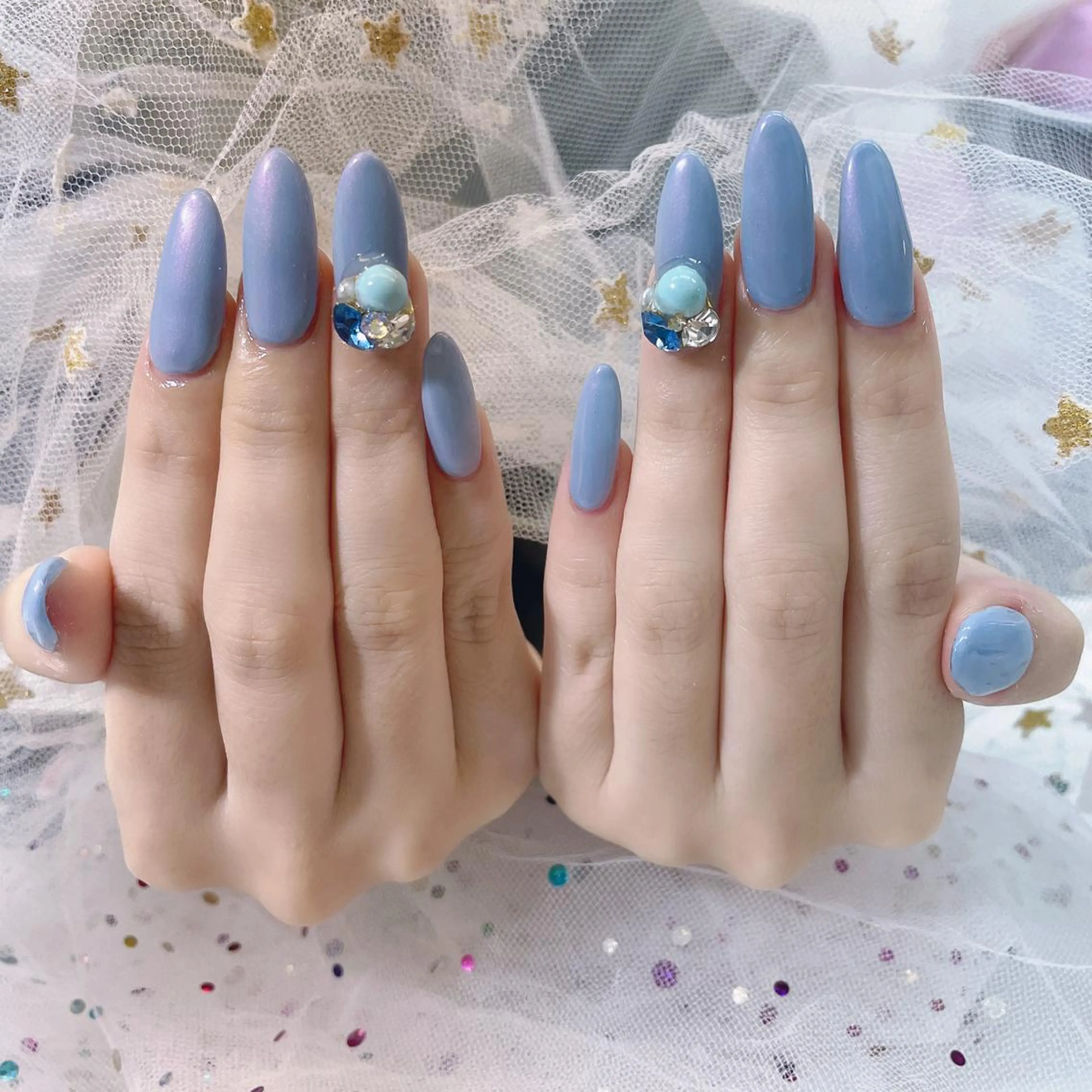 ネイル 🦋ネイルサロン ブラン🌈ゆりのネイルデザイン