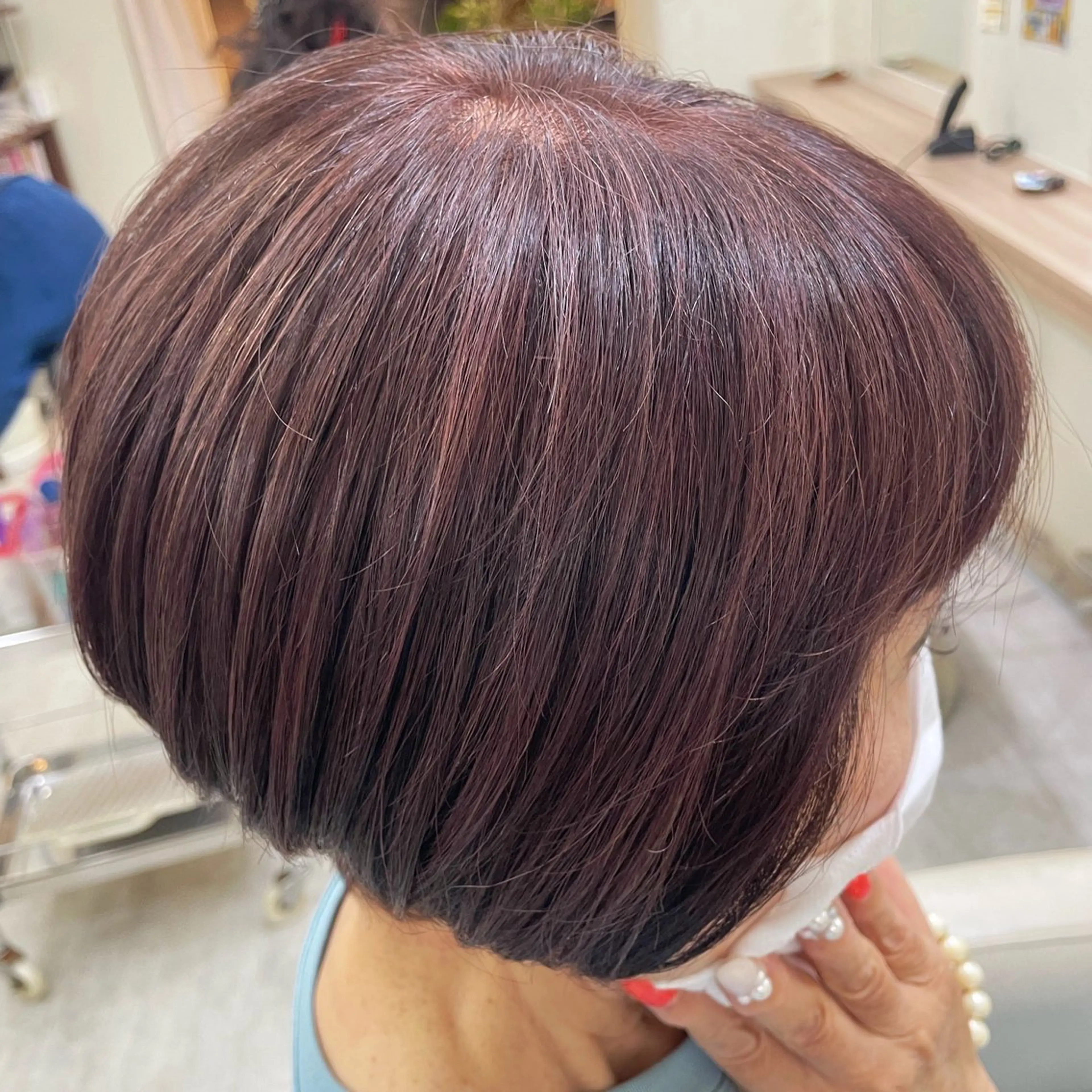 ショート Nest千葉颯 パーマモデル募集のヘアスタイル