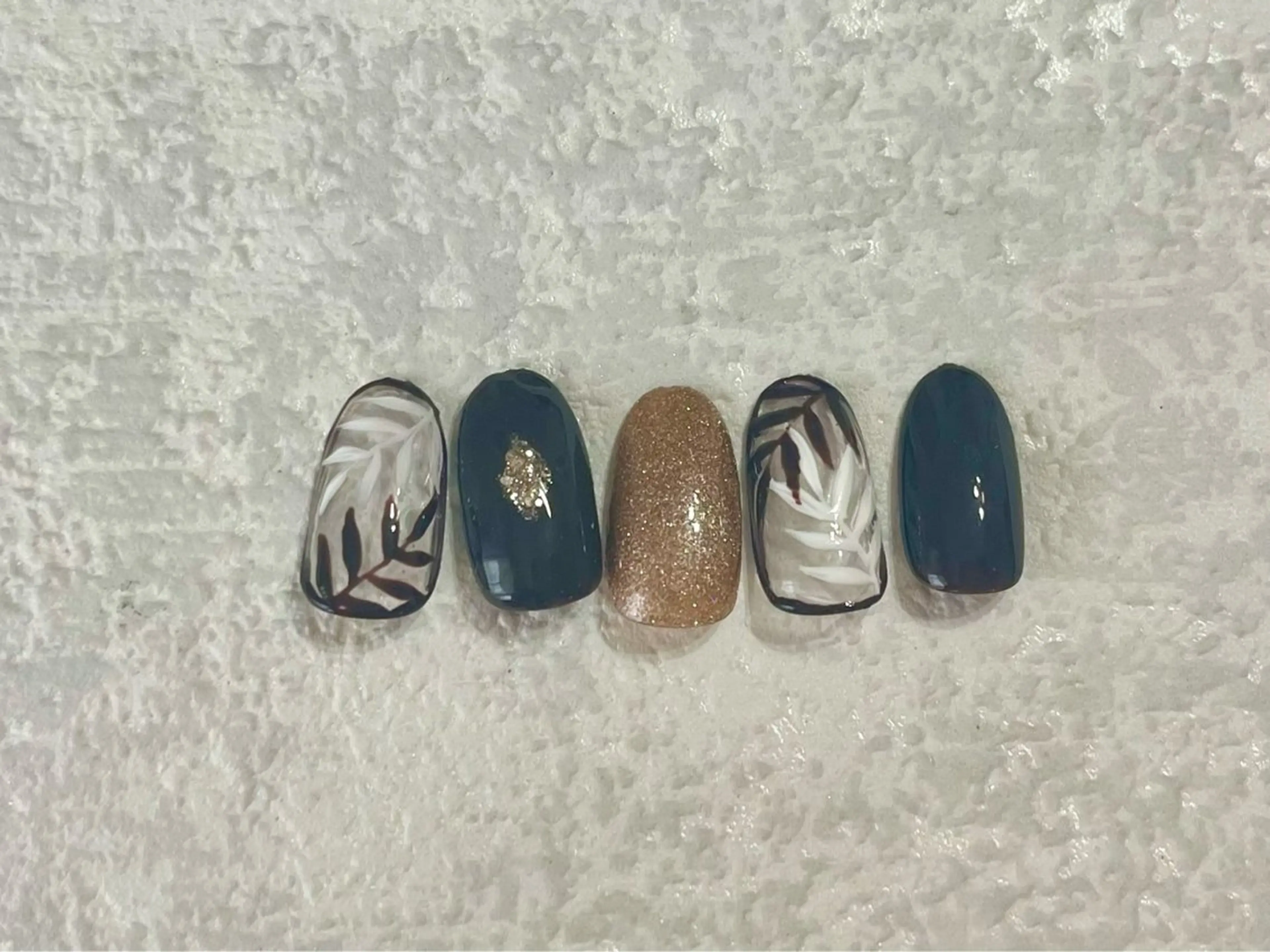 ネイル ジェルネイル キラキラネイル メンズネイル パラジェル 夏ネイル kiki nail たまプラーザのネイルデザイン