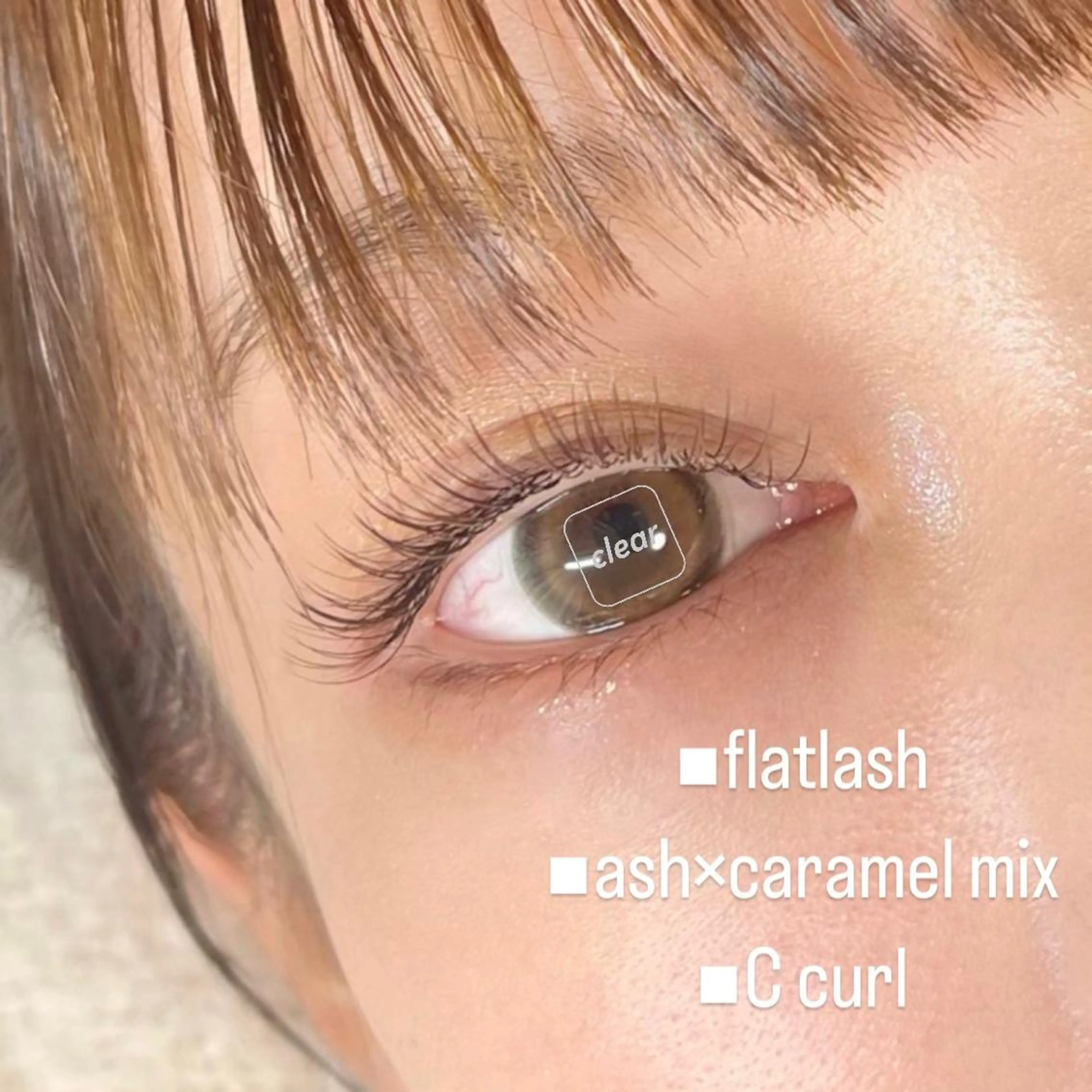 マツエク・マツパ カラーマツエク マツエク eyelash clear池袋のマツエク・マツパデザイン