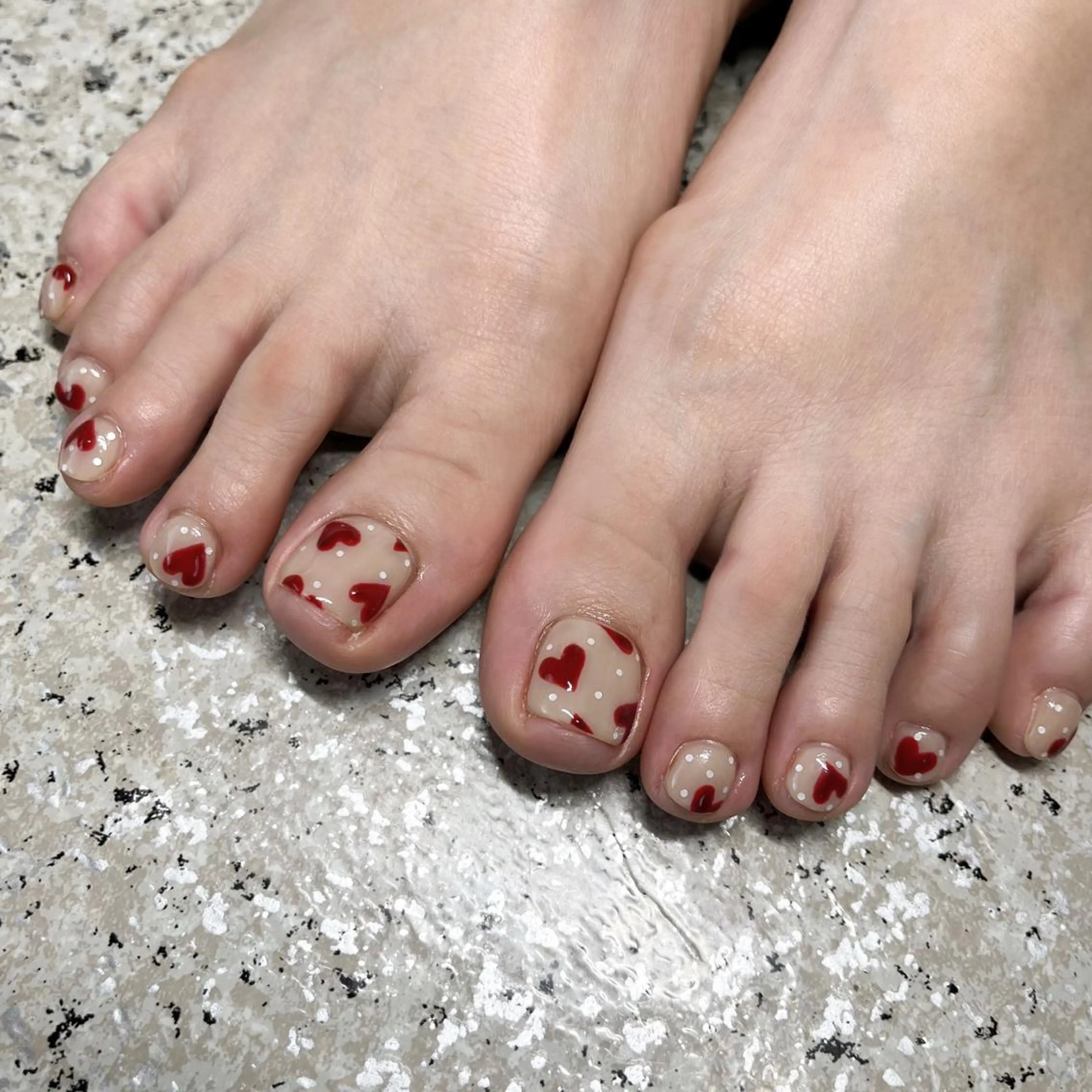 ネイル バレンタイン nailsalon maluriのネイルデザイン