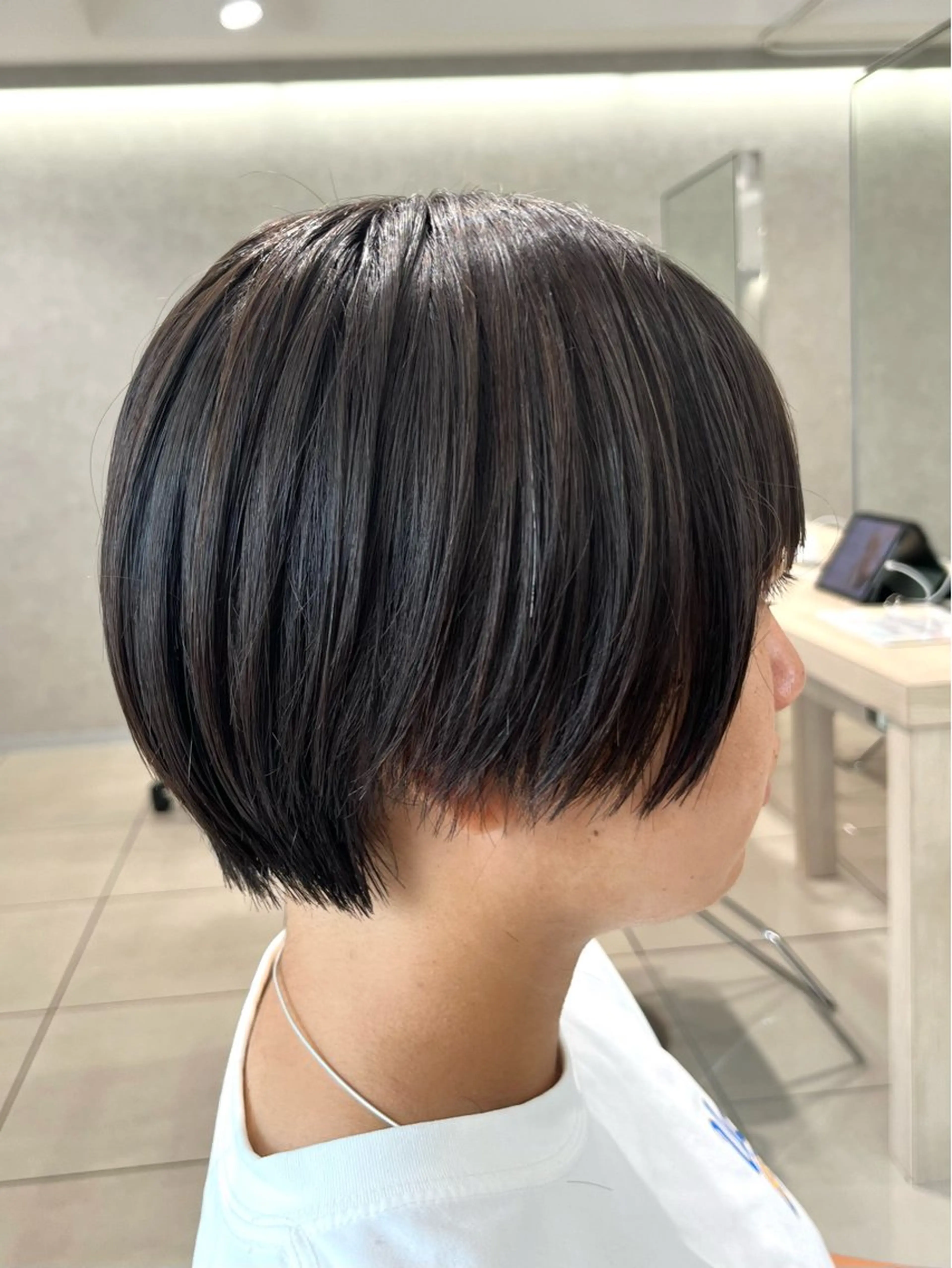 ショート 丸みショート ショートヘア カット トリートメント 巖本 真希のヘアスタイル