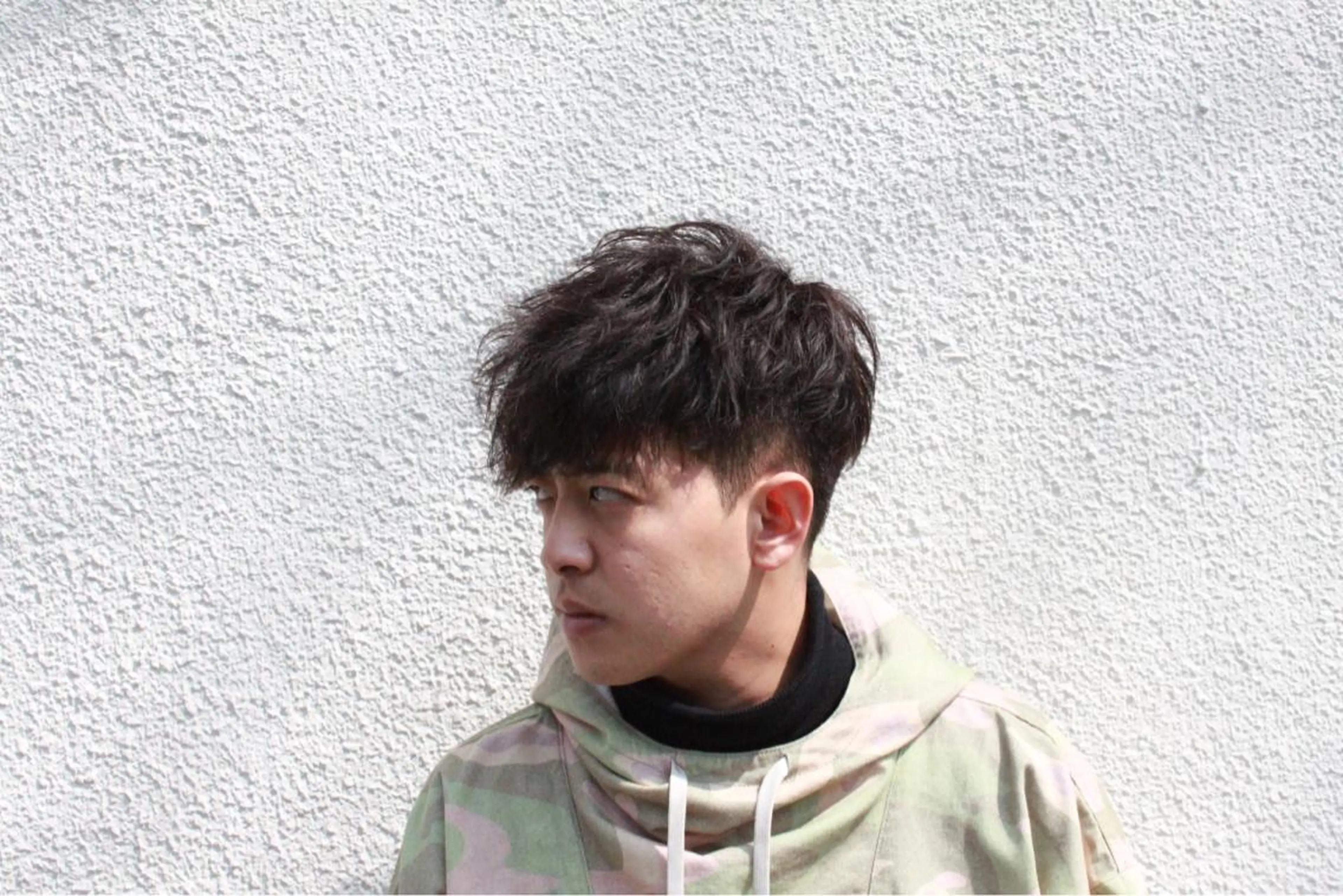 ミディアム パーマ メンズ メンズパーマ 赤司 泰樹のヘアスタイル