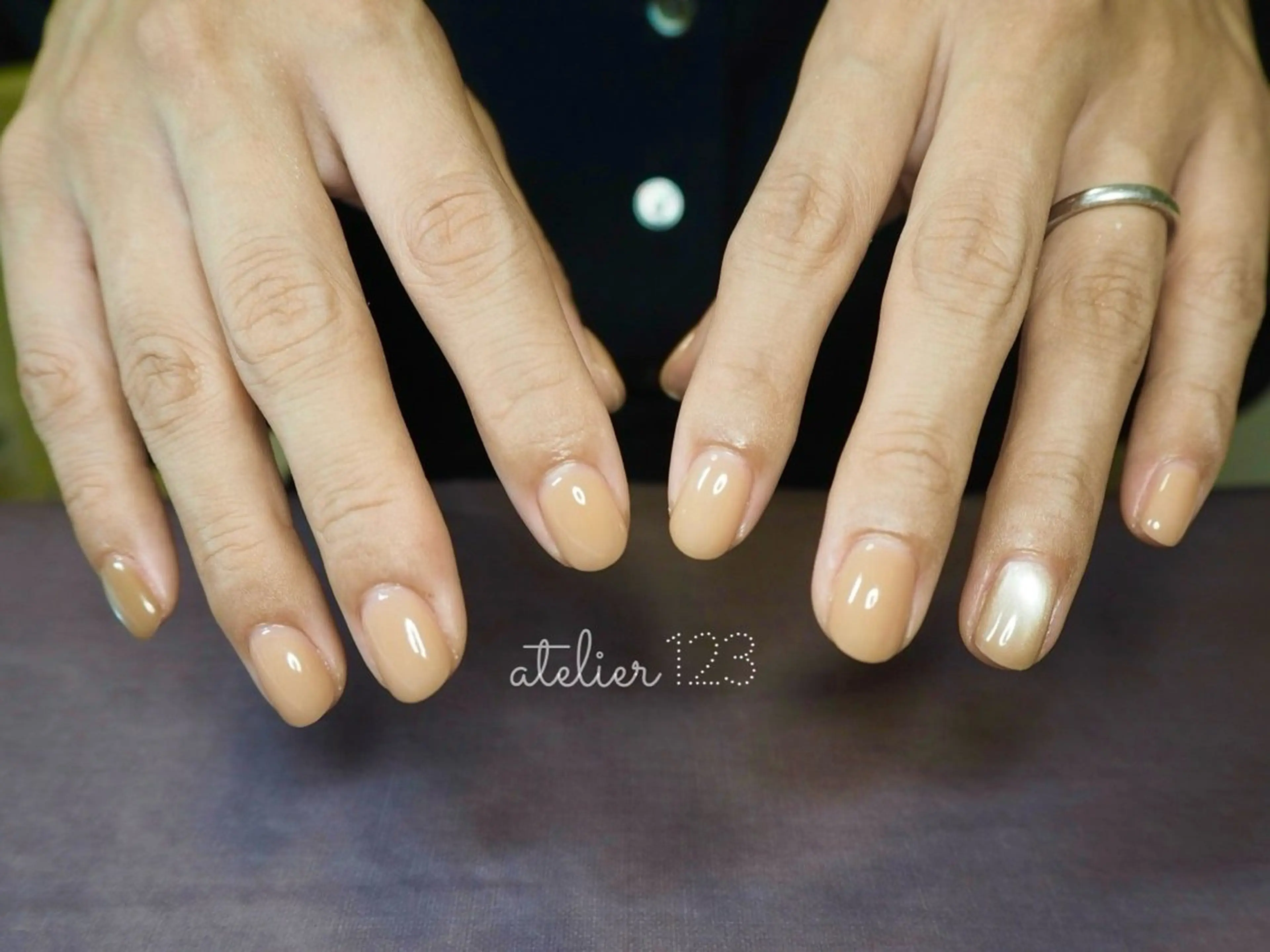 ネイル ワンカラーネイル atelier123 いずみのネイルデザイン