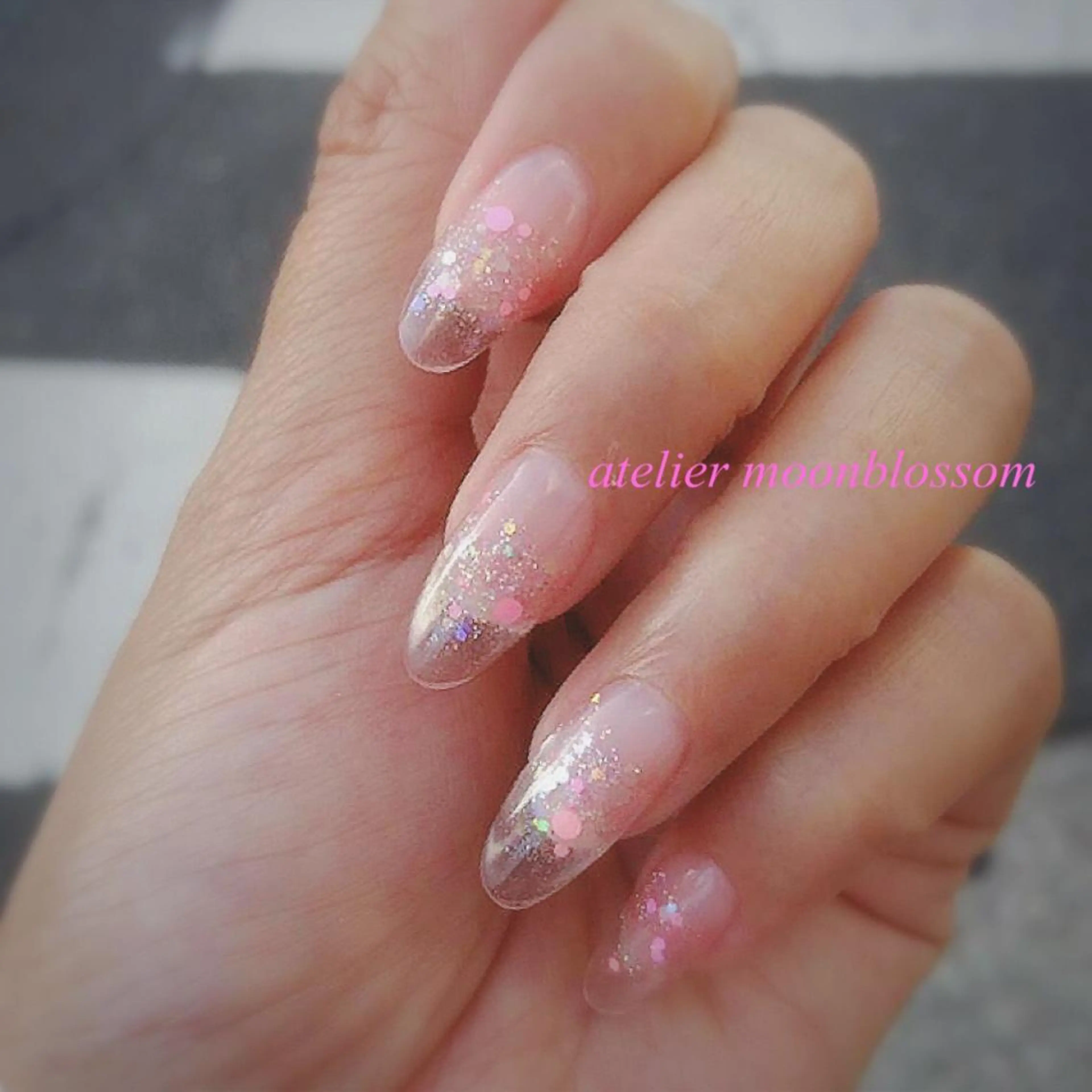 ロング ネイル アトリエ ムーンブロッサムのネイルデザイン