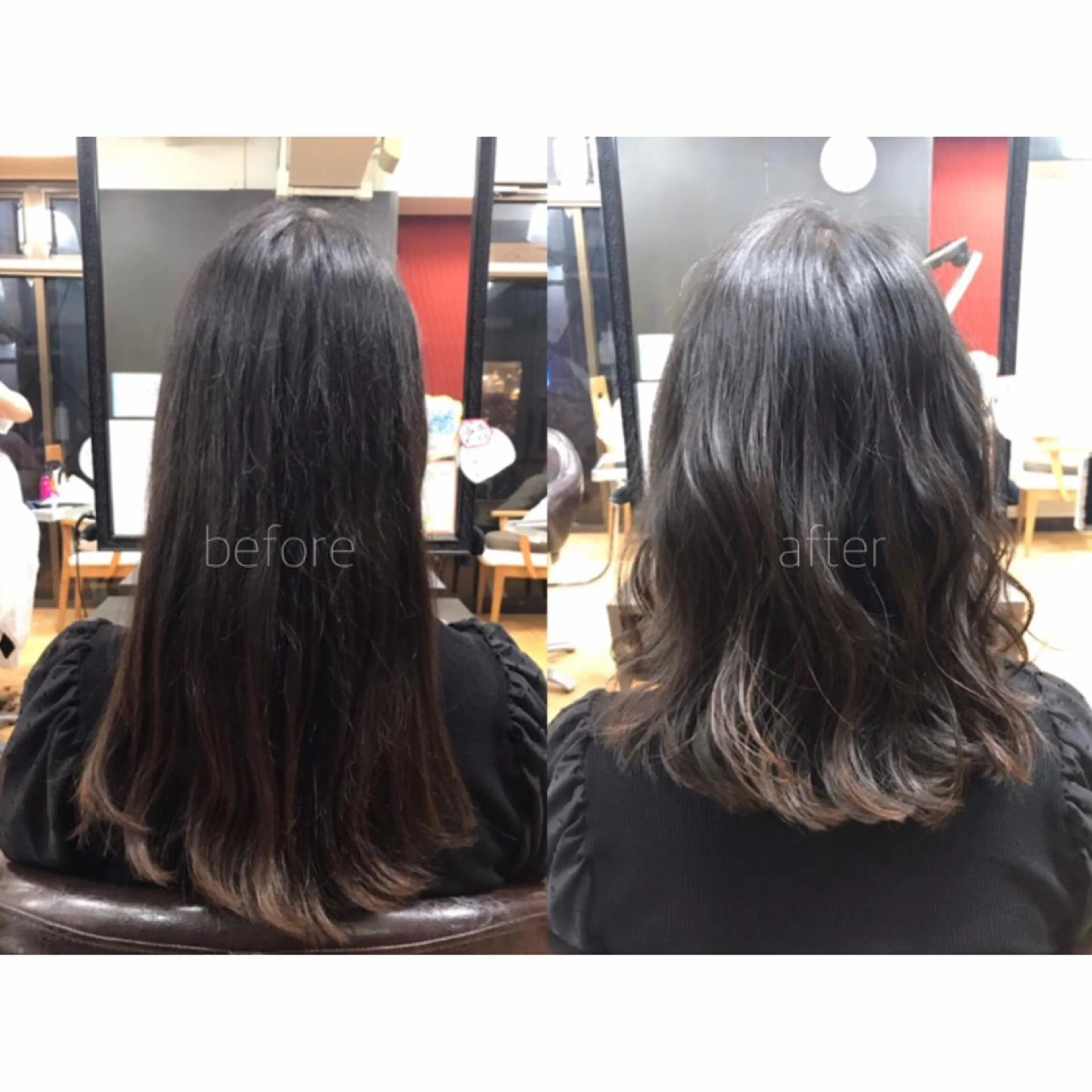 ミディアム ヘアアレンジ 🫧透け感⋆艶髪💎 山口アヤカのヘアスタイル