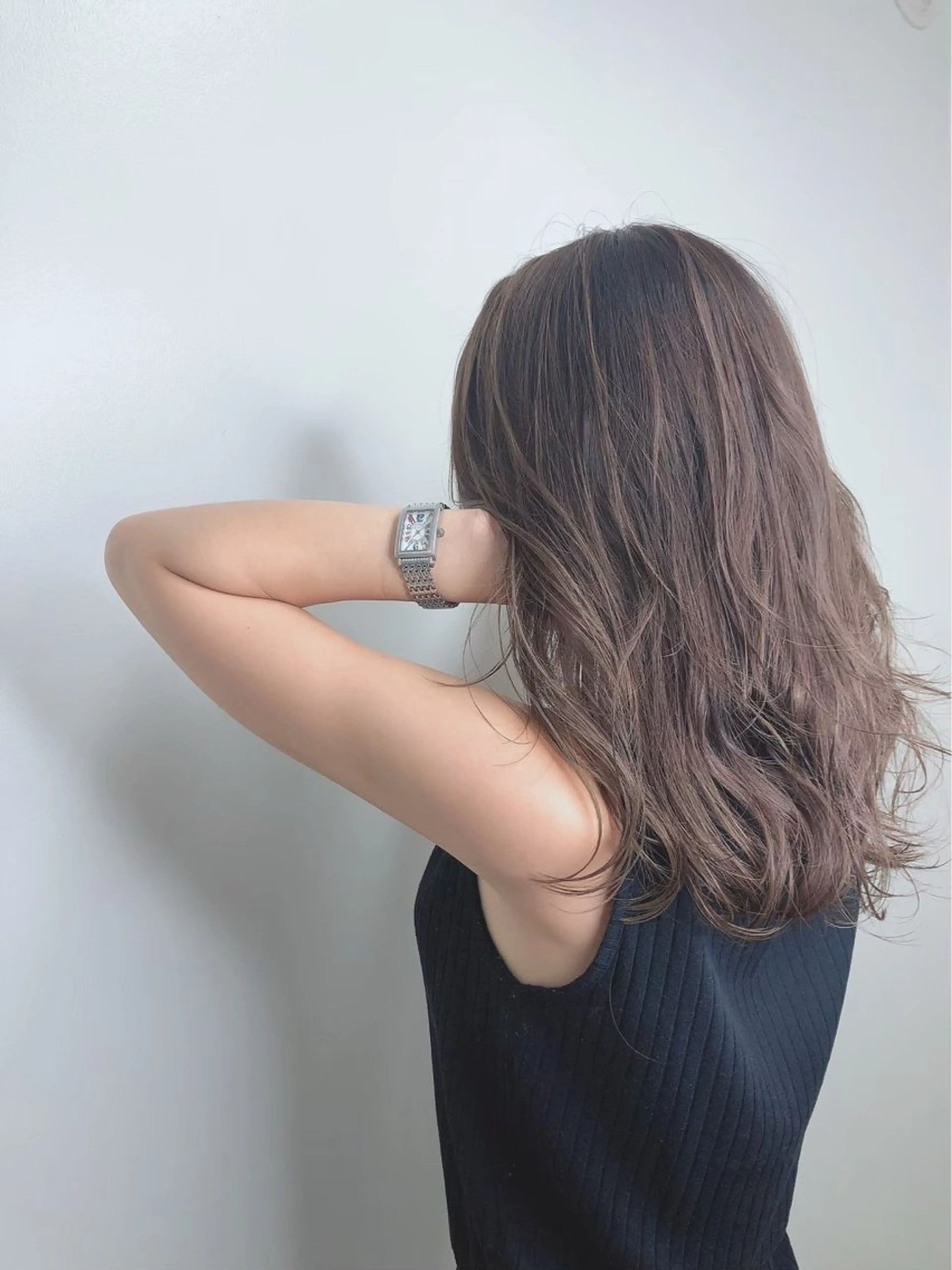 カラー ヘアセットを簡単に 🫧深井　花帆のヘアスタイル