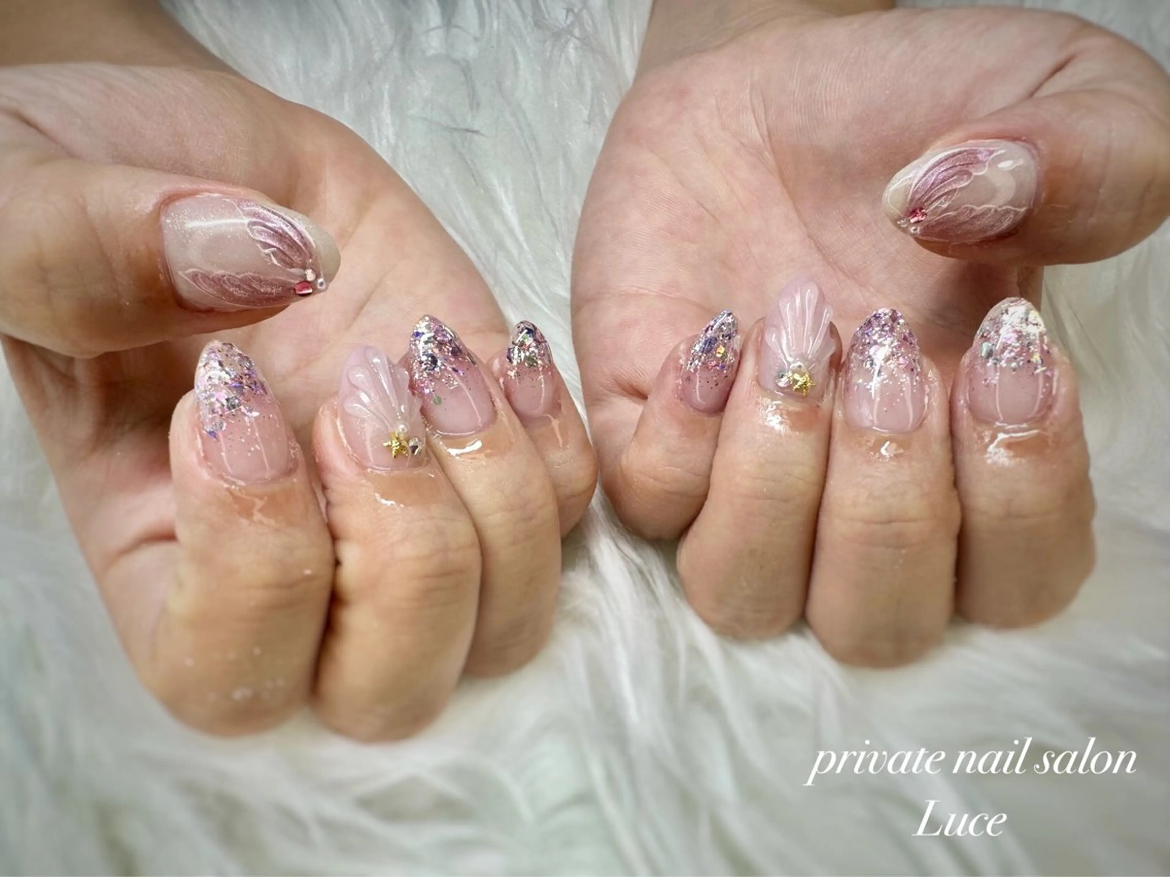 ネイル ハンドネイル nailsalon Luce🕊️のネイルデザイン