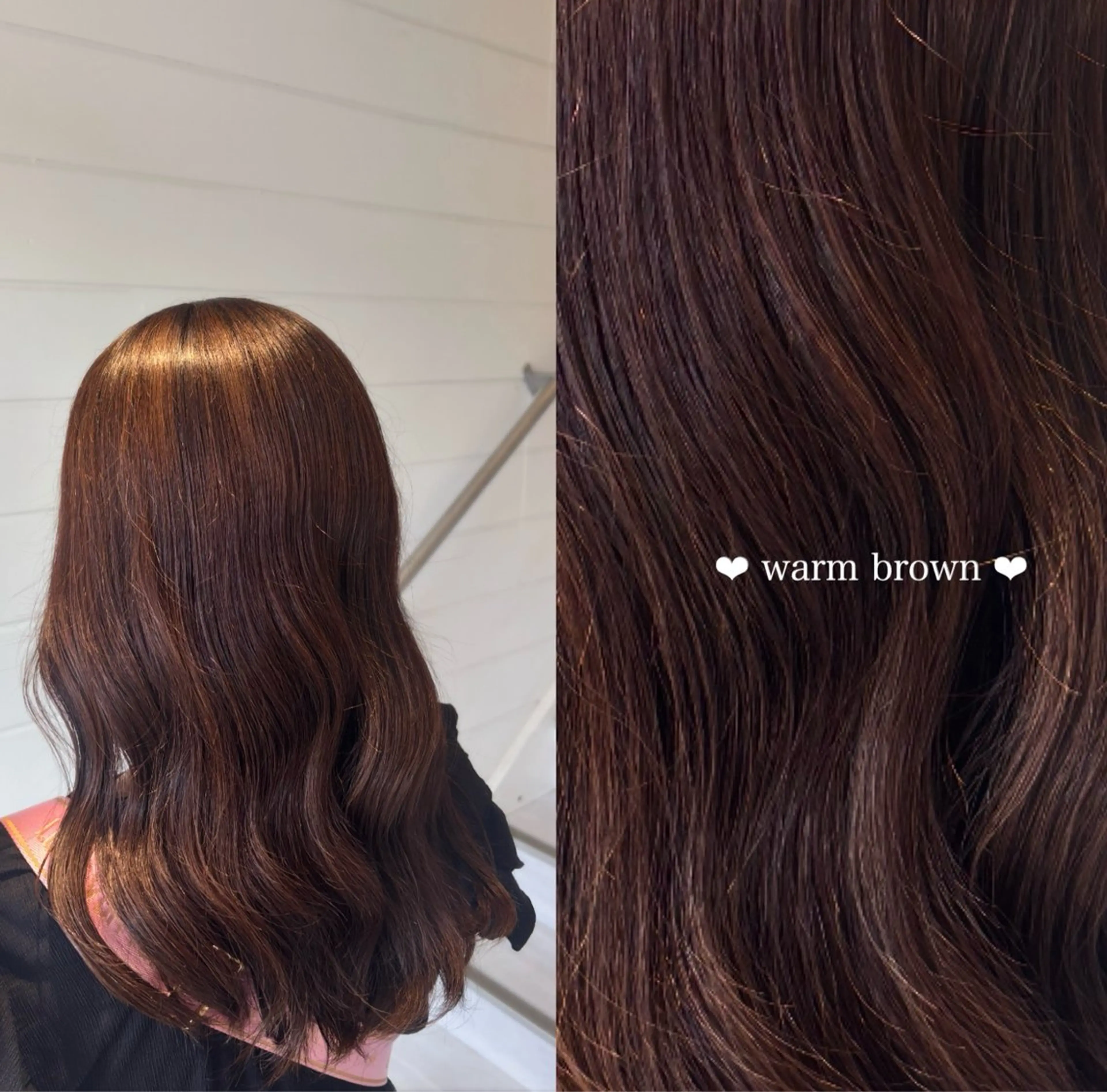 セミロング ヘアカラー Ruri. ︴ elve 水戸 ❤︎のヘアスタイル