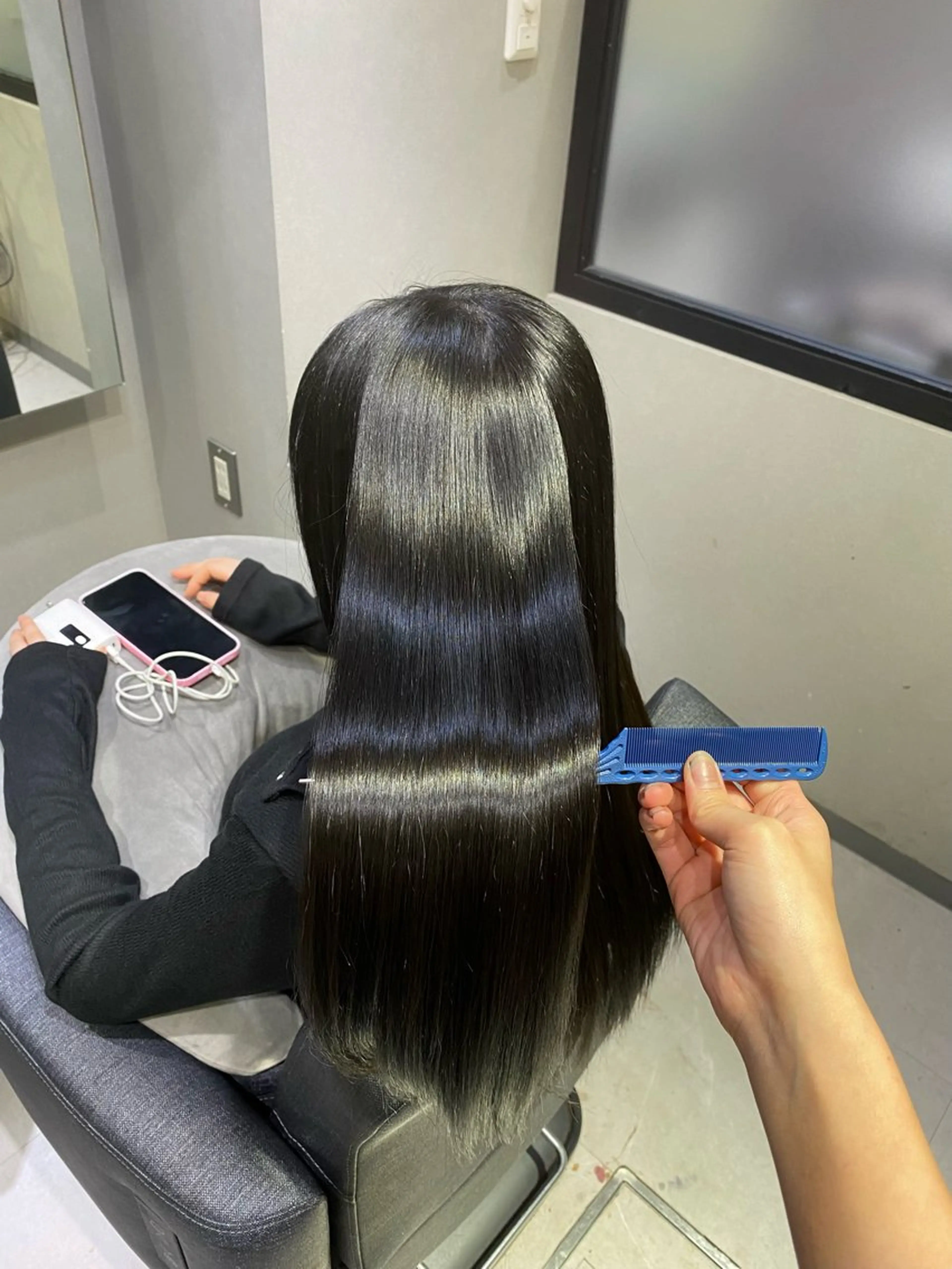 ロング ヘアカラー トリートメント 🫧髪質改善 🌼きさき🌼のヘアスタイル
