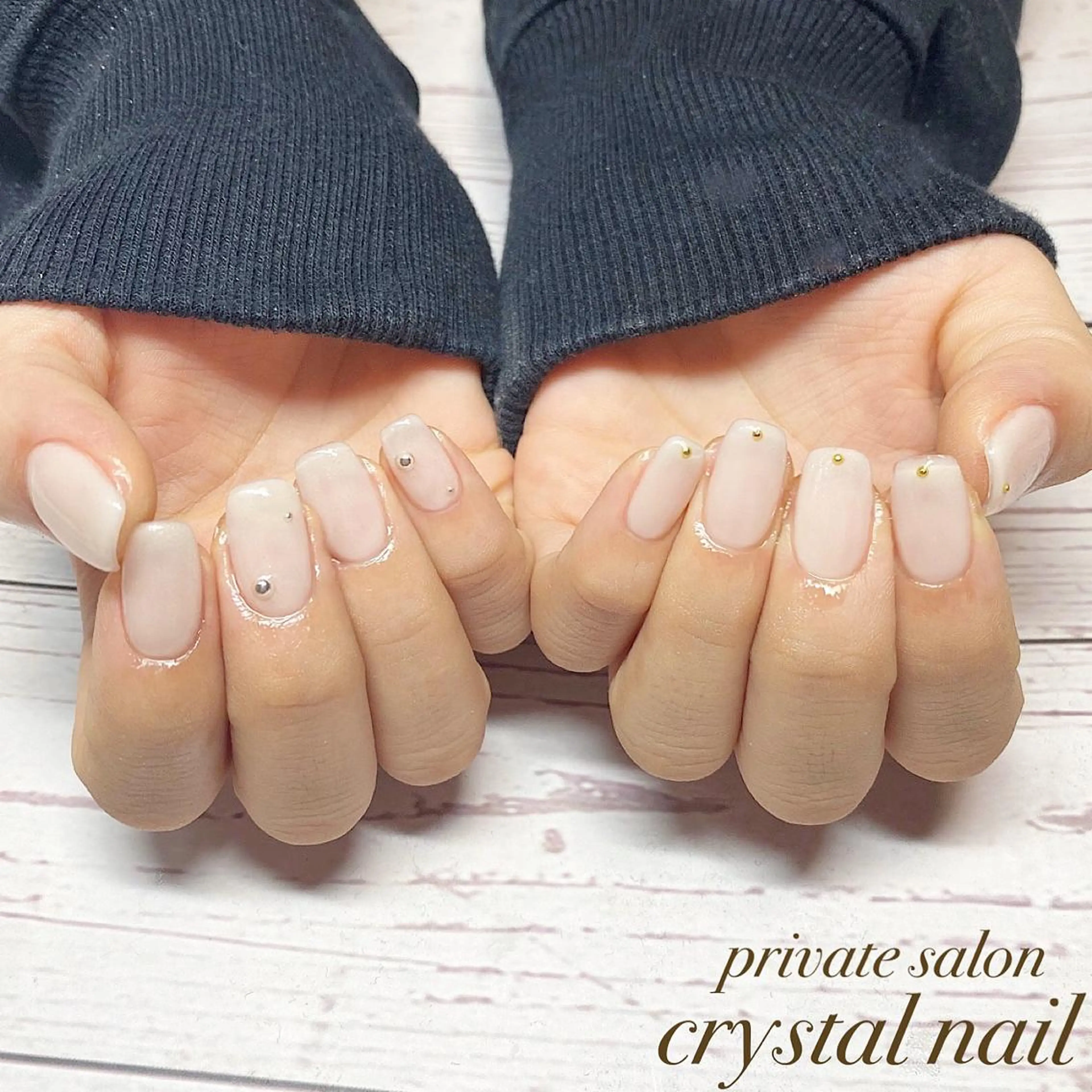 ネイル シンプルネイル Crystal Nailのネイルデザイン