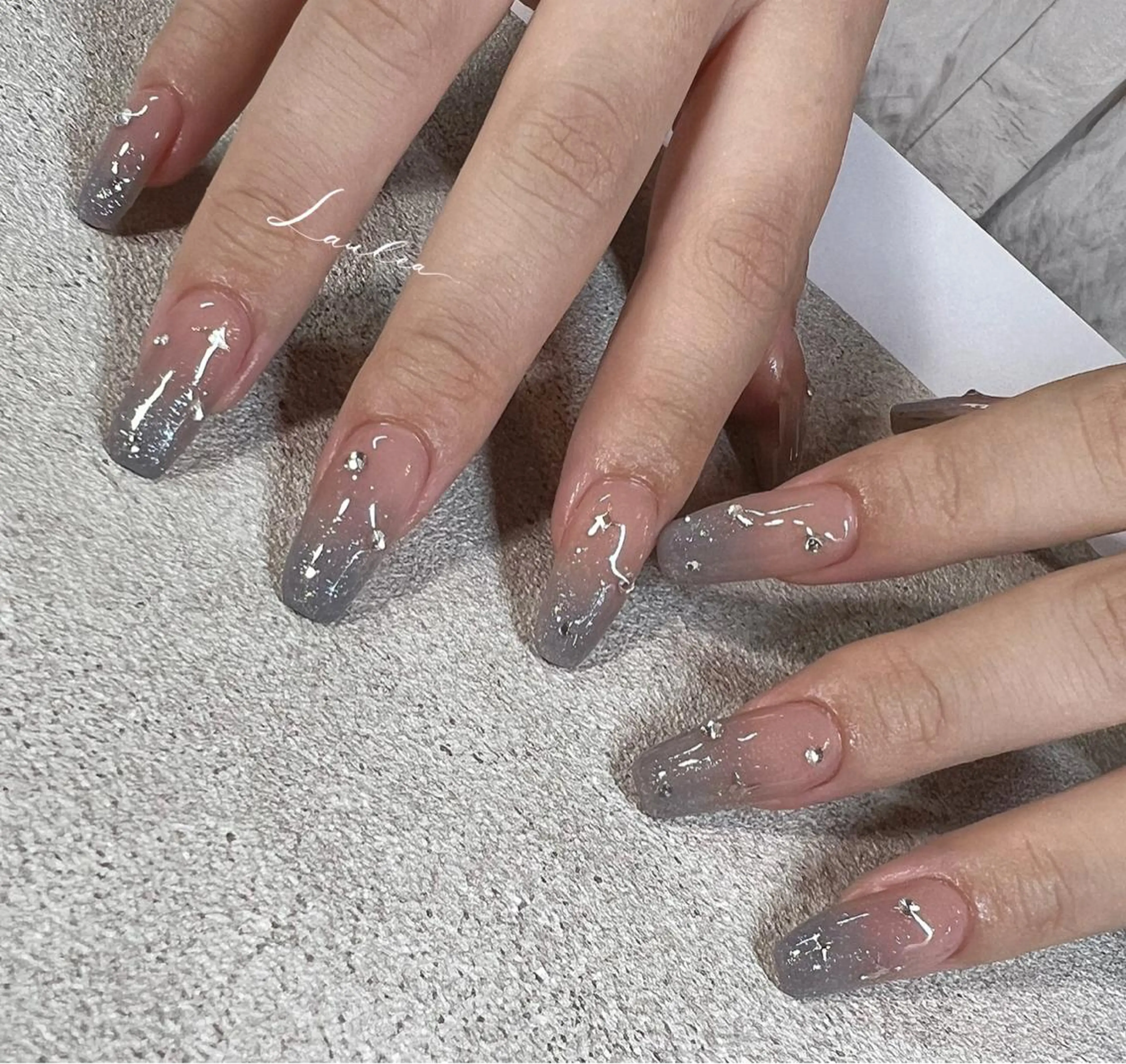 ネイル フットネイル 韓国ネイル ハンドネイル nail salon Lauleaのネイルデザイン