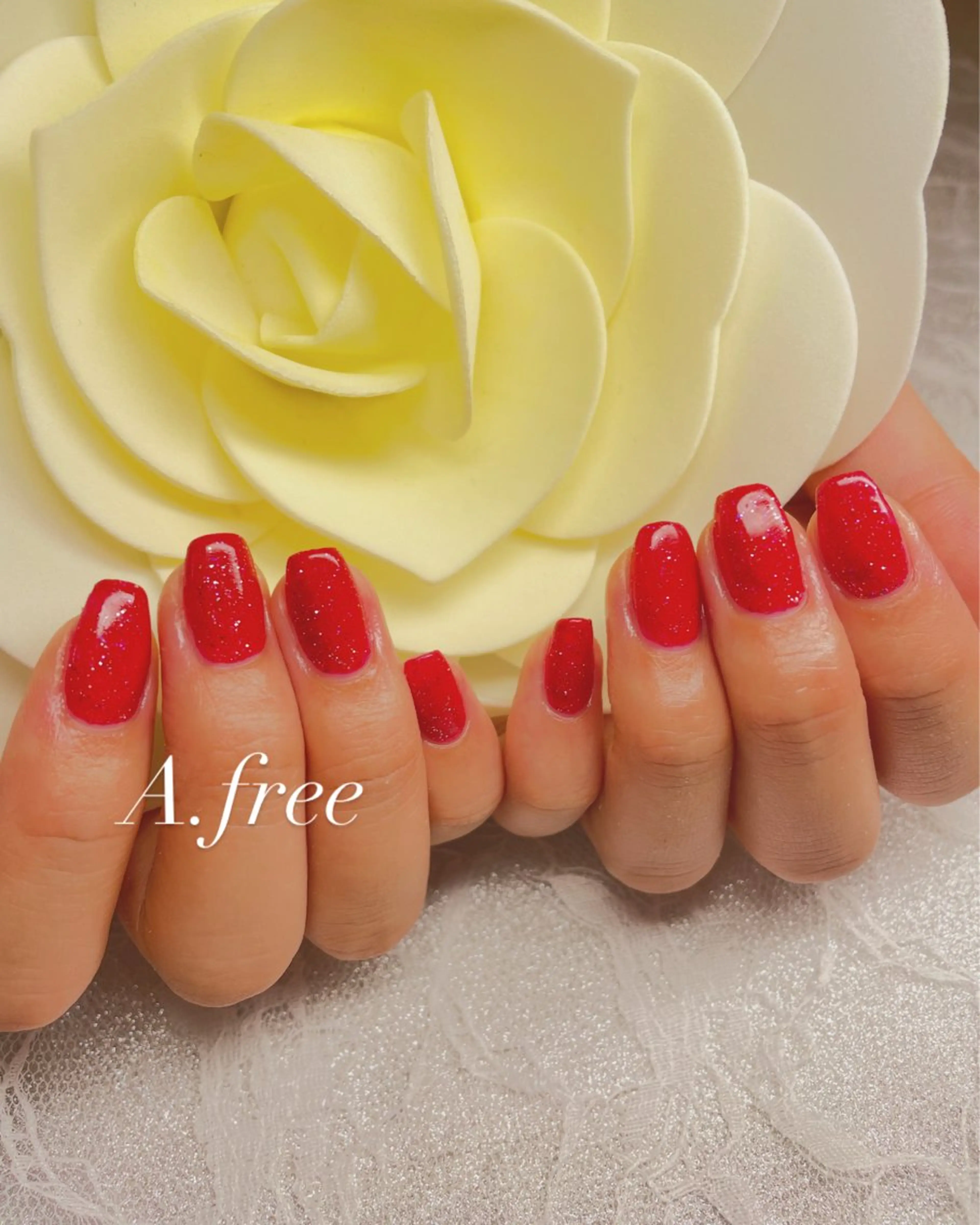 ネイル ハンドネイル A.free✧*｡ アレルギー対応✧*｡のネイルデザイン