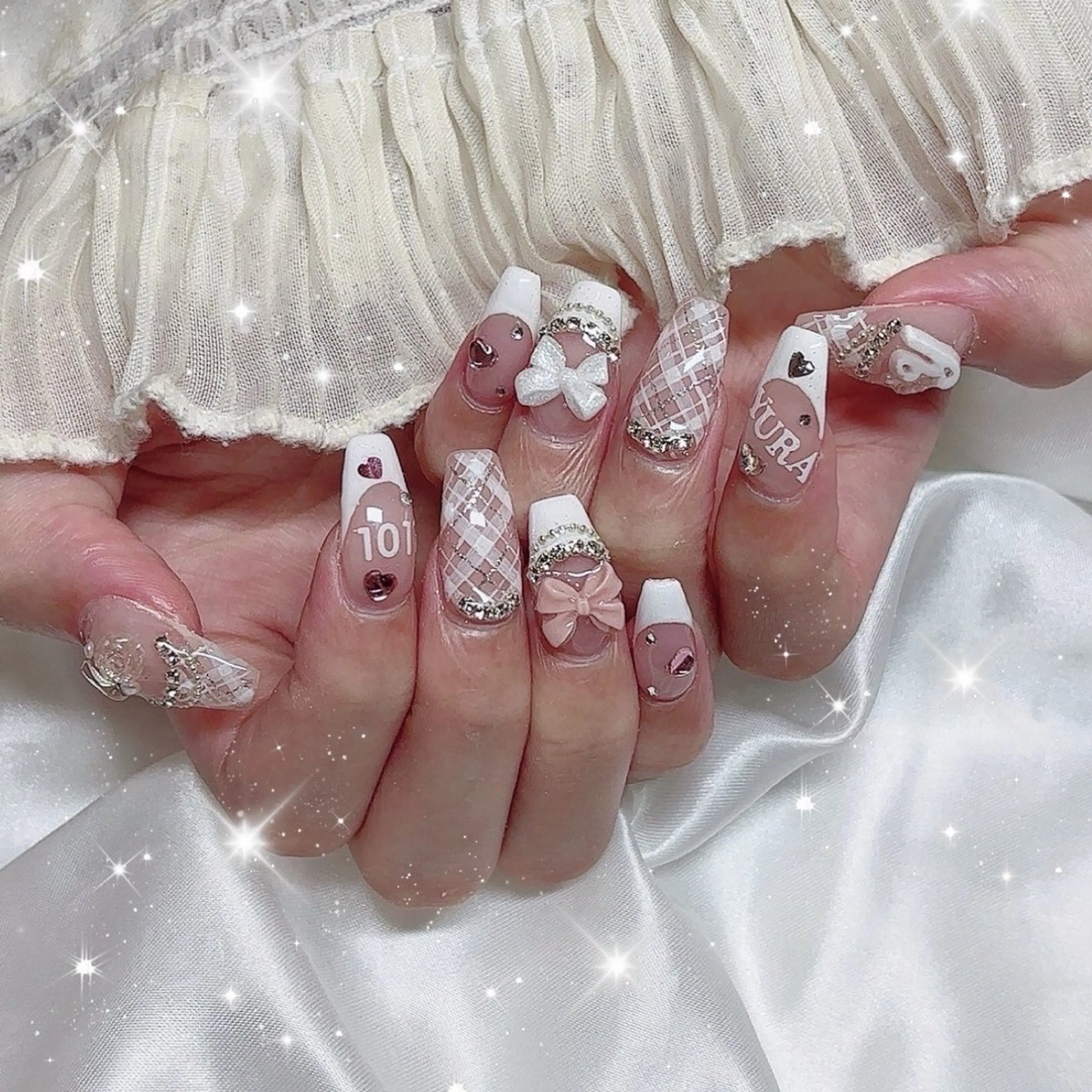 ミディアム ハンドネイル nail salon  sissy所属・sissy yukaのネイルデザイン
