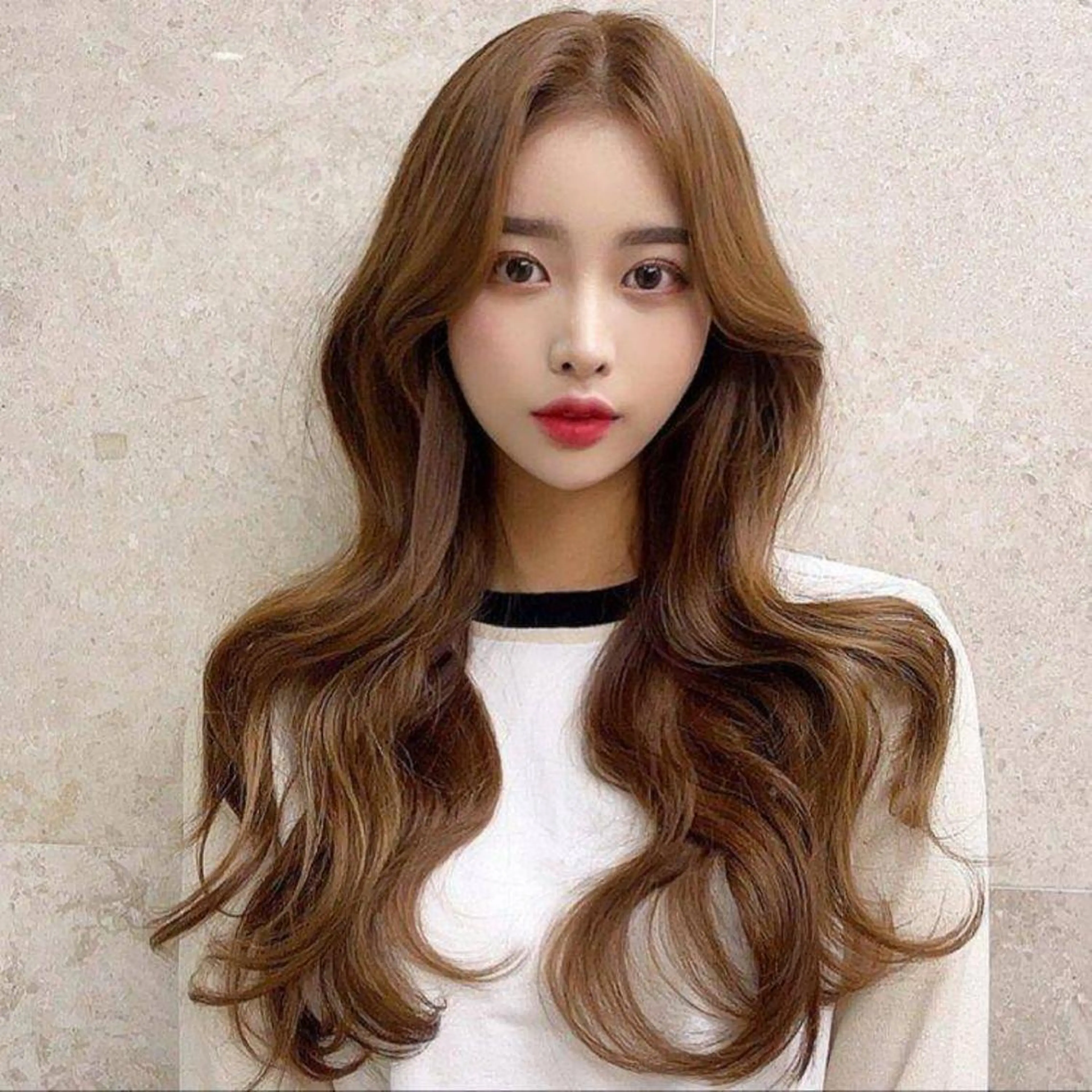 ロング 韓国特化🇰🇷 エクステのヘアスタイル