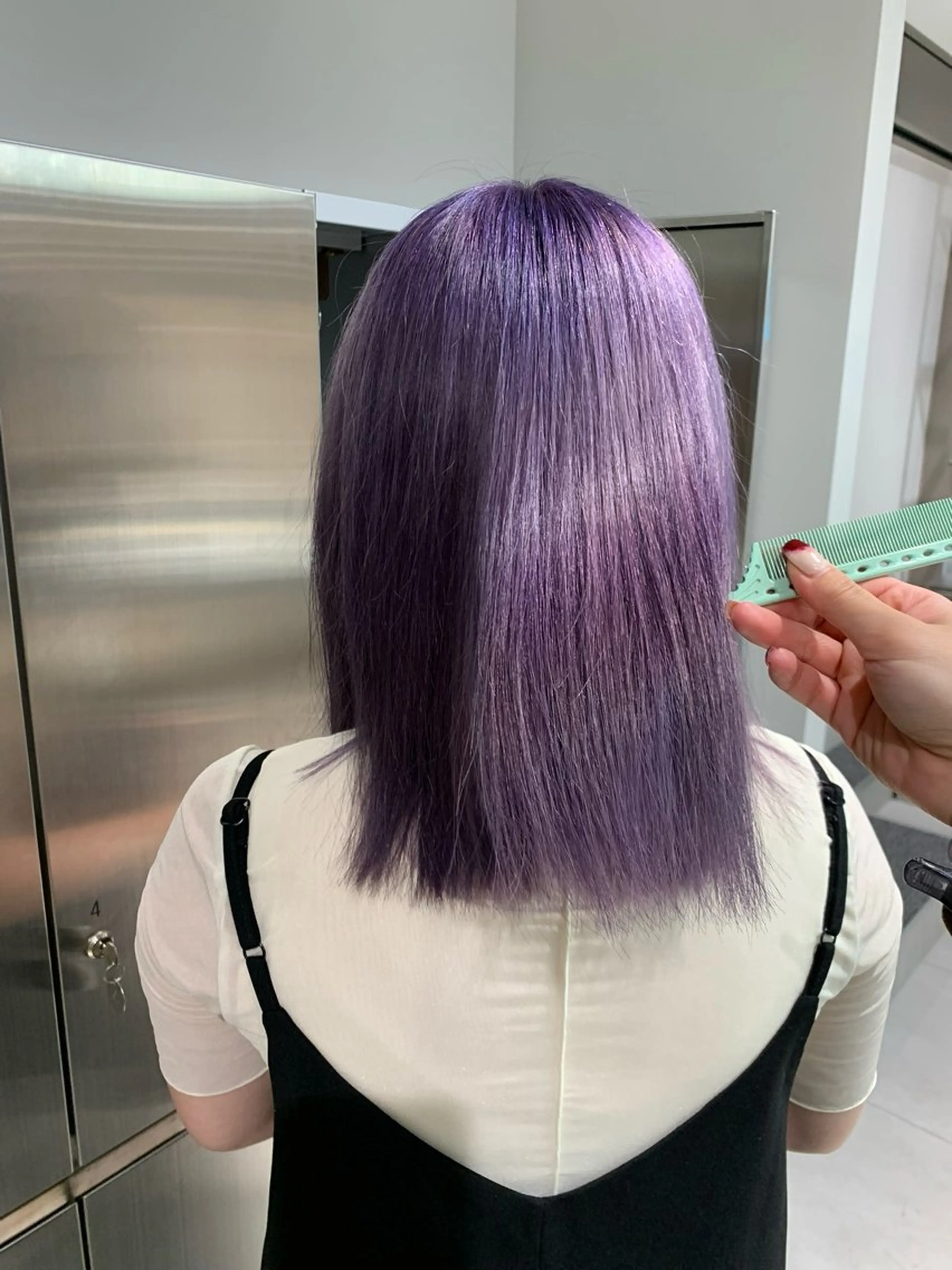 ミディアム ハイトーン特化🤍/ ハルナのヘアスタイル