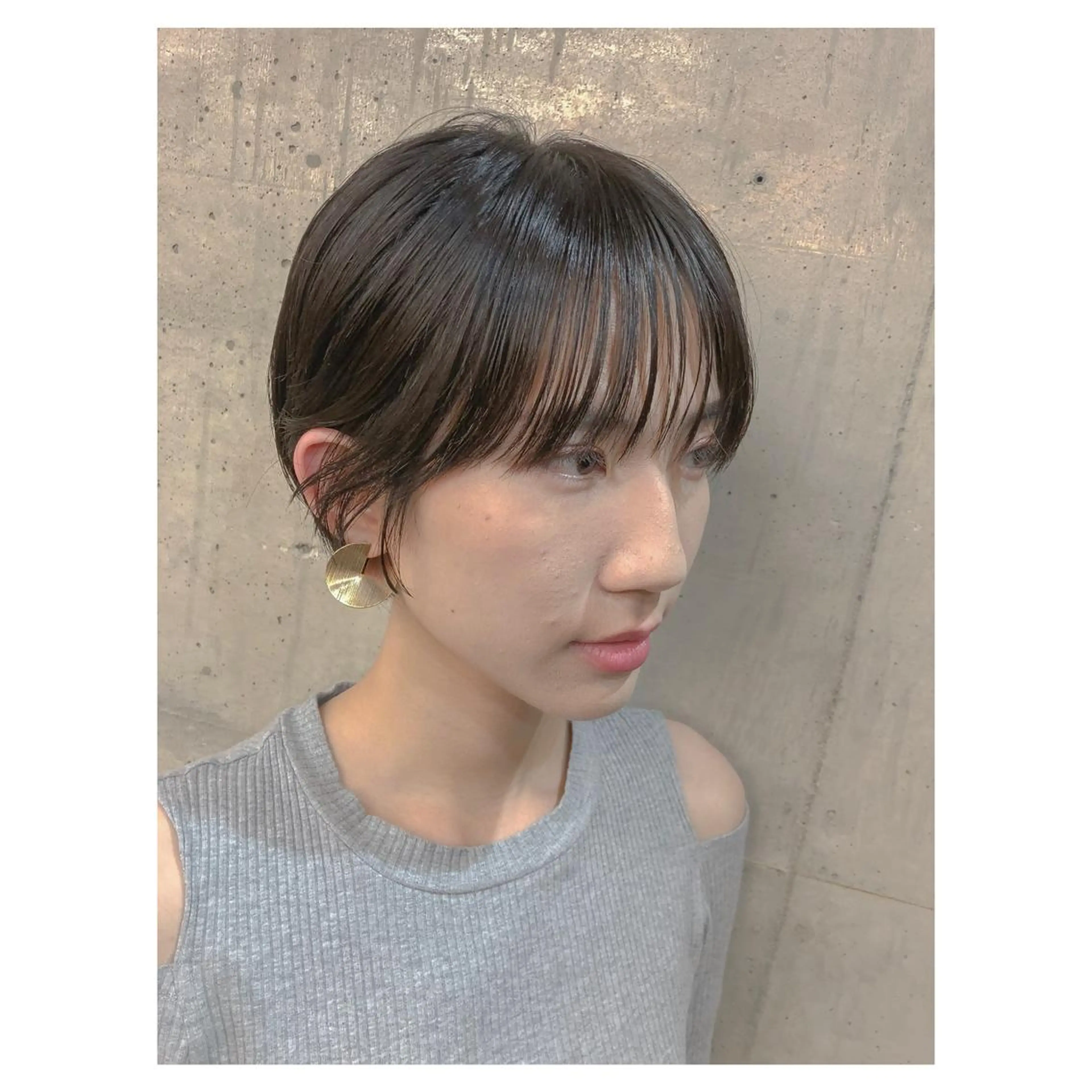 ショート カラー ベージュカラー ショートヘア カット ヘアカラー トリートメント ヘアセット センスをお届けします 大谷将生INFPのヘアスタイル